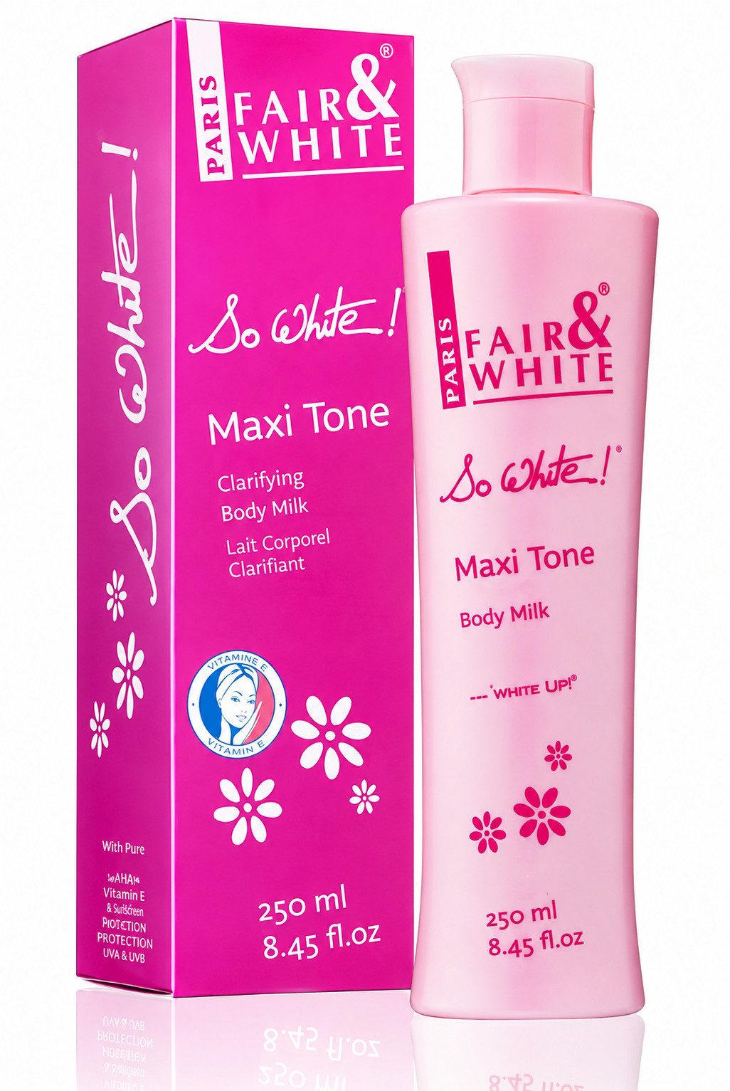 Fair & White Paris Körperlotion Fair & White So White Maxi tone Body Milk 250ml