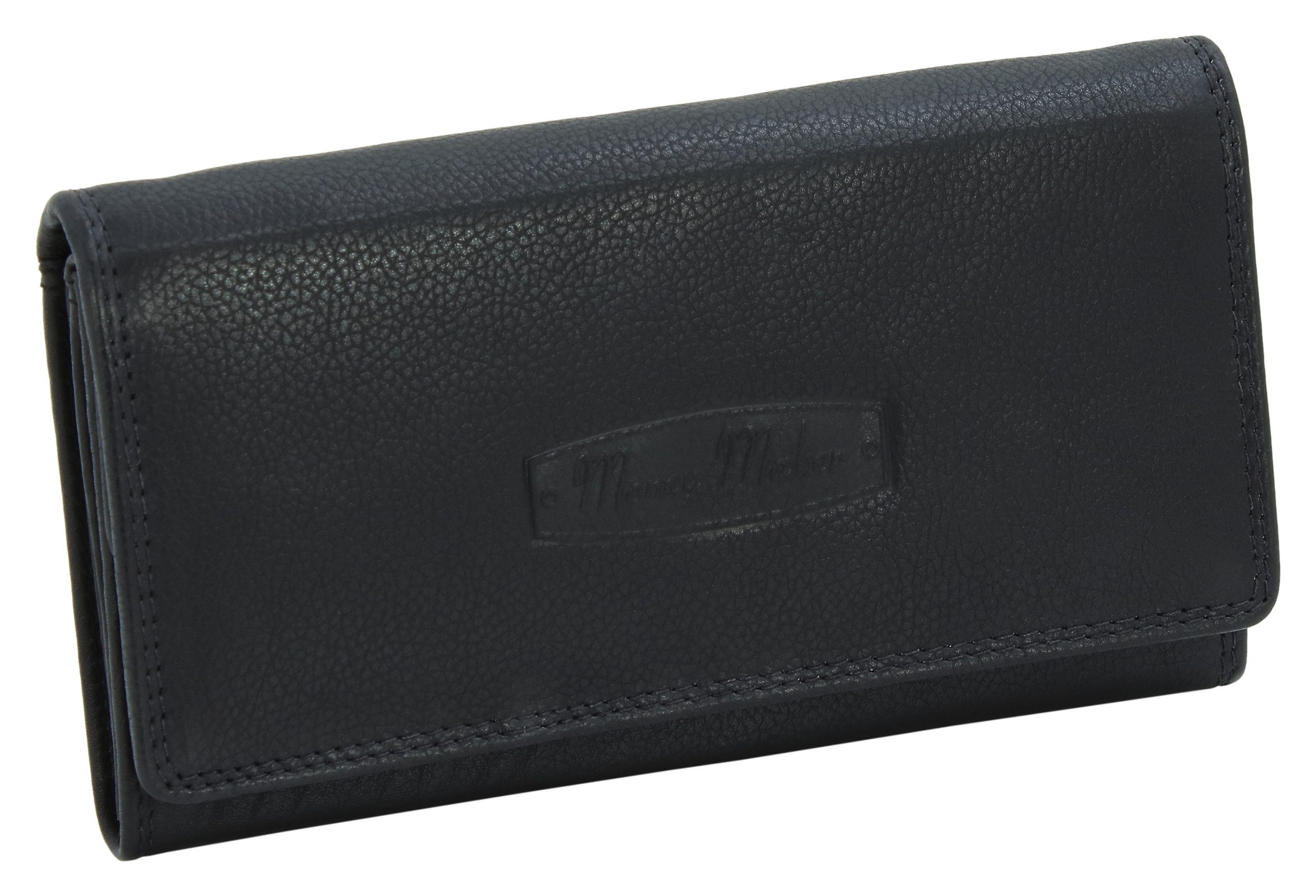 Money Maker Geldbörse aus Leder - Damen Portmonee mit RFID-Schutz - viele F günstig online kaufen