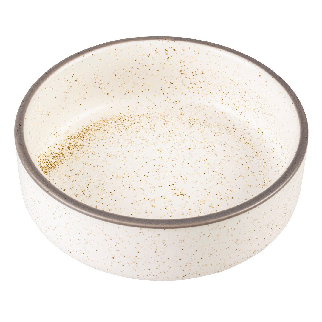 DUVO+ Napf Duvoplus Keramiknapf Stone Speckle - weiß Fassungsvermögen: 750ml