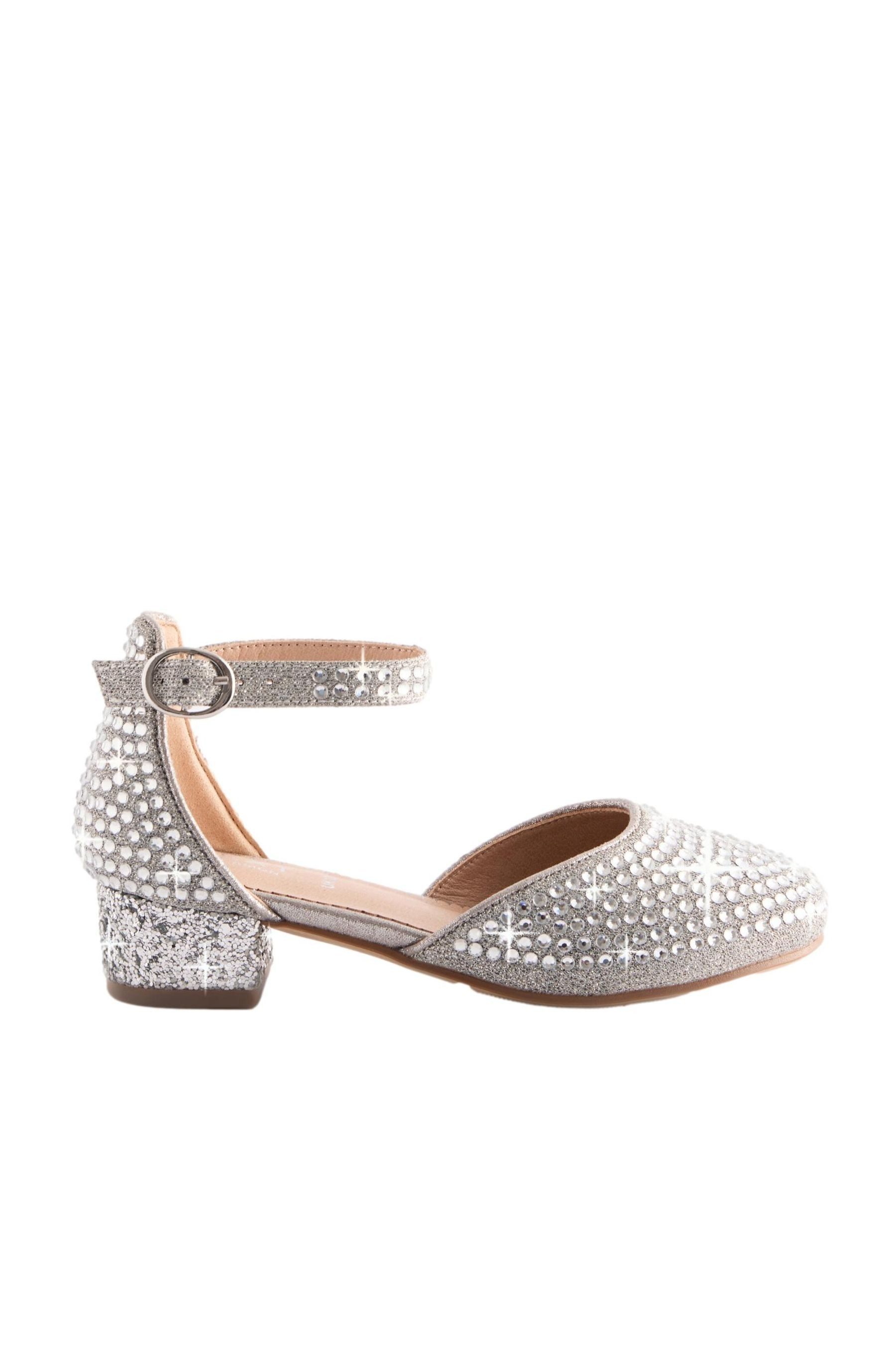 Next Festliche Schuhe, niedriger Absatz, Knöchelriemen Sandalette (1-tlg)