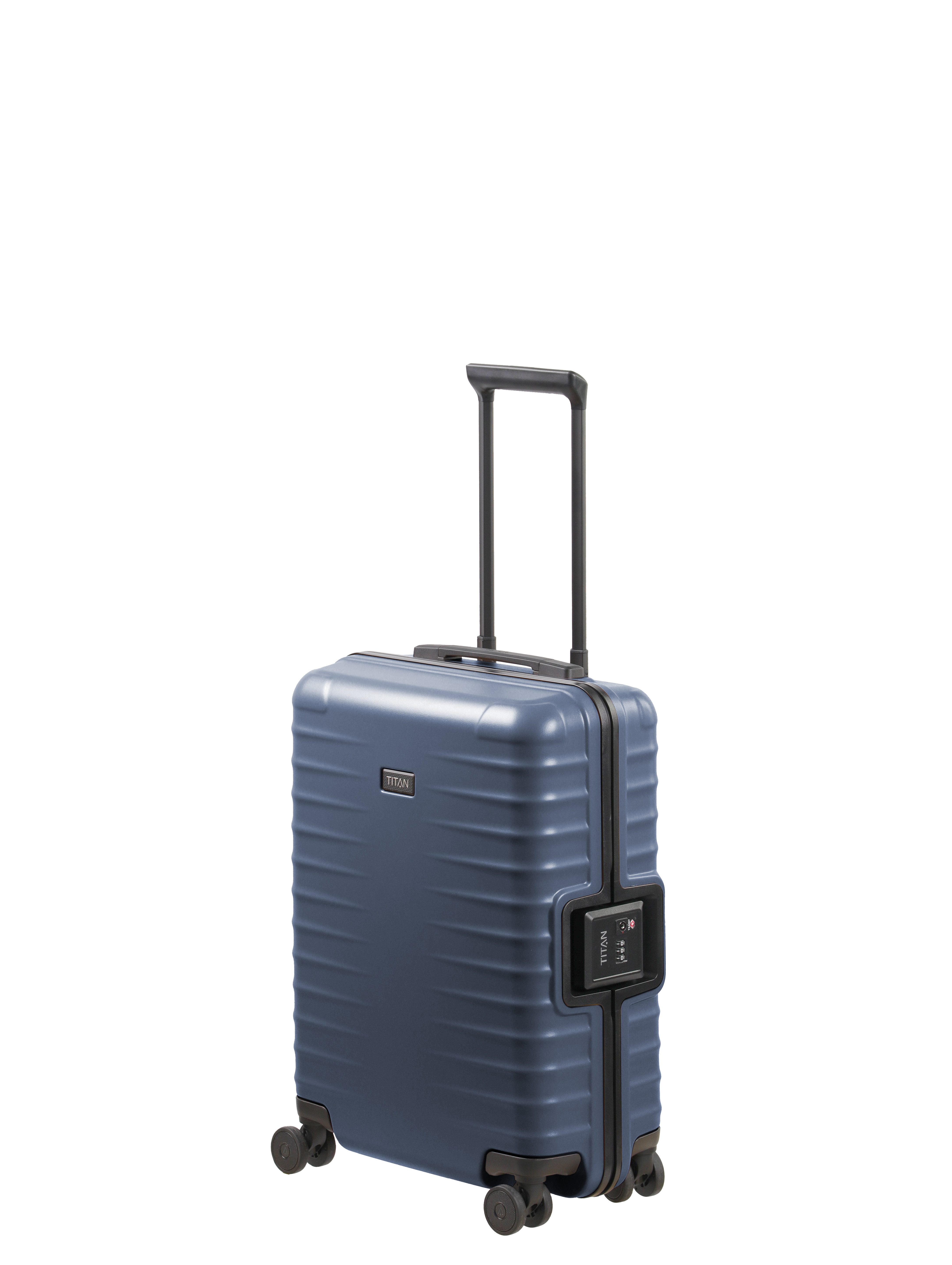 TITAN - Made in Germany Trolley OVERSEAS Koffer Hartschale, 4 Rollen, mit TSA-Rahmenschloss, intelligenter Innenaufteilung Größe S