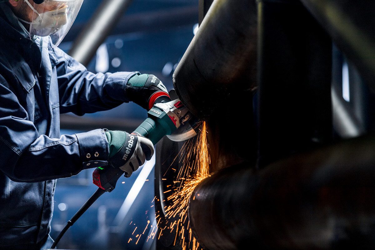 metabo Winkelschleifer WEPBA 20-150 Quick, max. 9600 U/min, DS BL im Karton