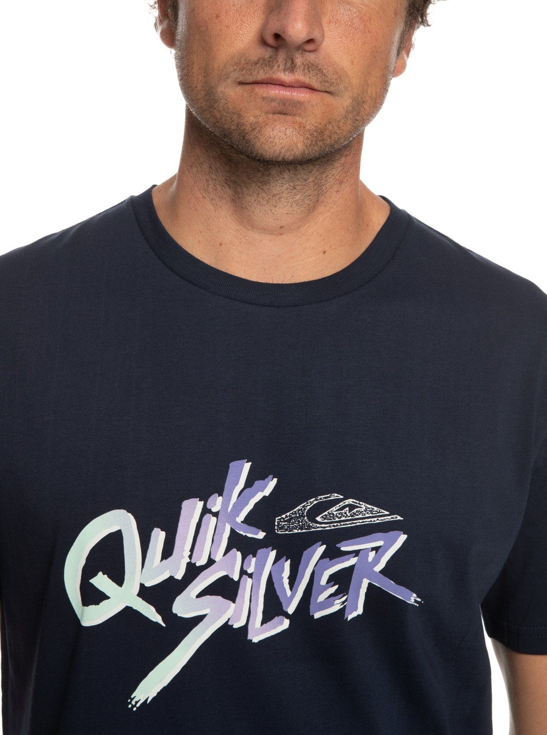 Quiksilver T-Shirt Signature Blazer Move Navy