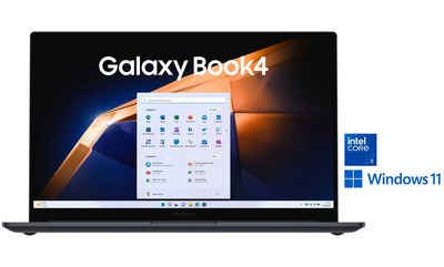 Samsung NP750X Galaxy Book4 15'' Notebook (39,6 cm/15,6 Zoll, Intel Core 3, 256 GB SSD, Intel Core 3 100U Prozessor, 8 GB + 256 GB)