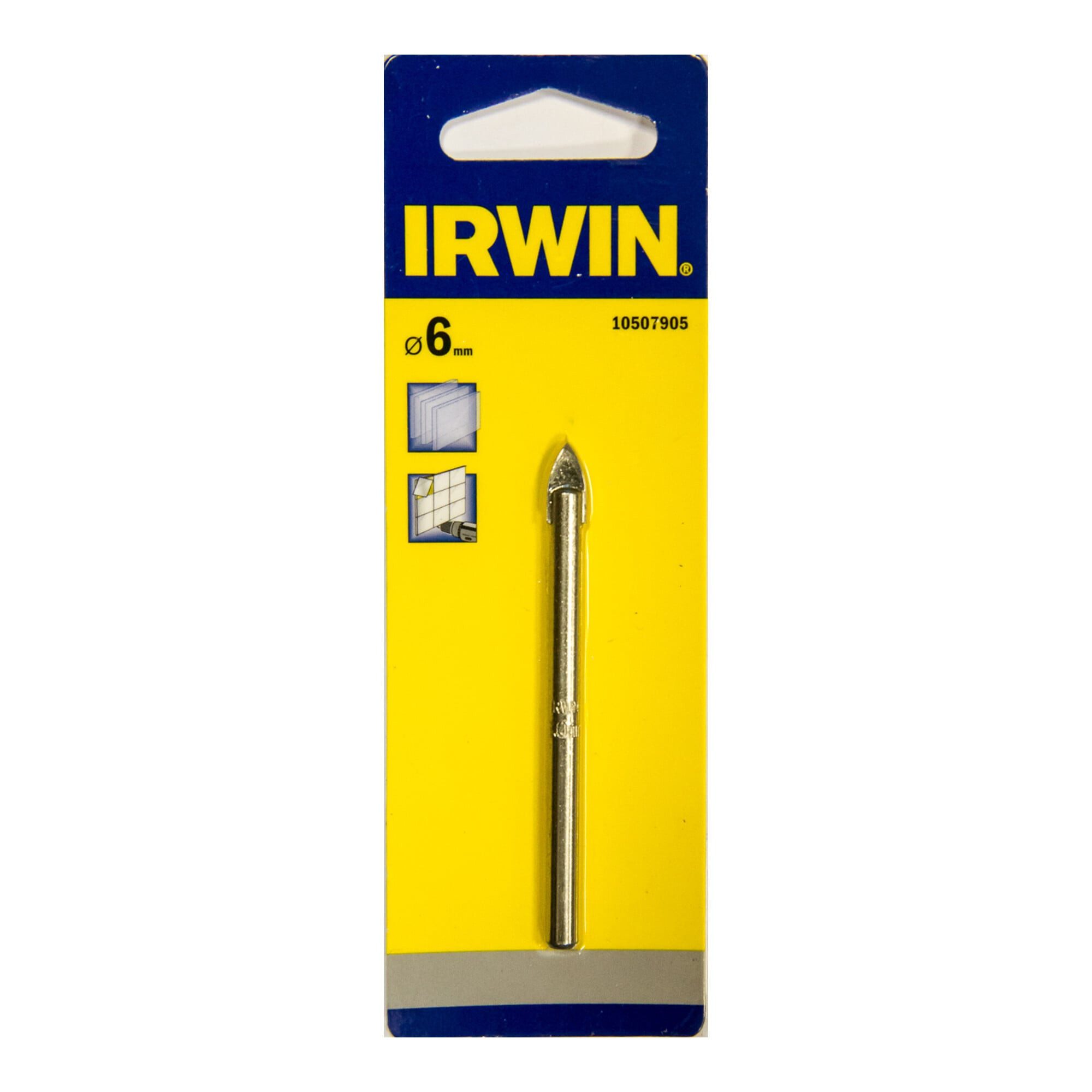 IRWIN Schleifscheibe Irwin Glas-& Fliesenbohrer 6 mm