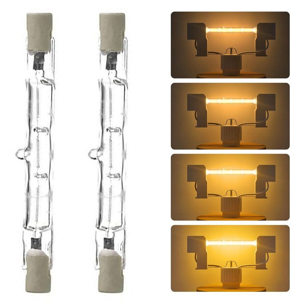 QUBEBU LED Flutlichtstrahler R7s Halogenstab 78mm 118mm Halogen Flutlicht L günstig online kaufen