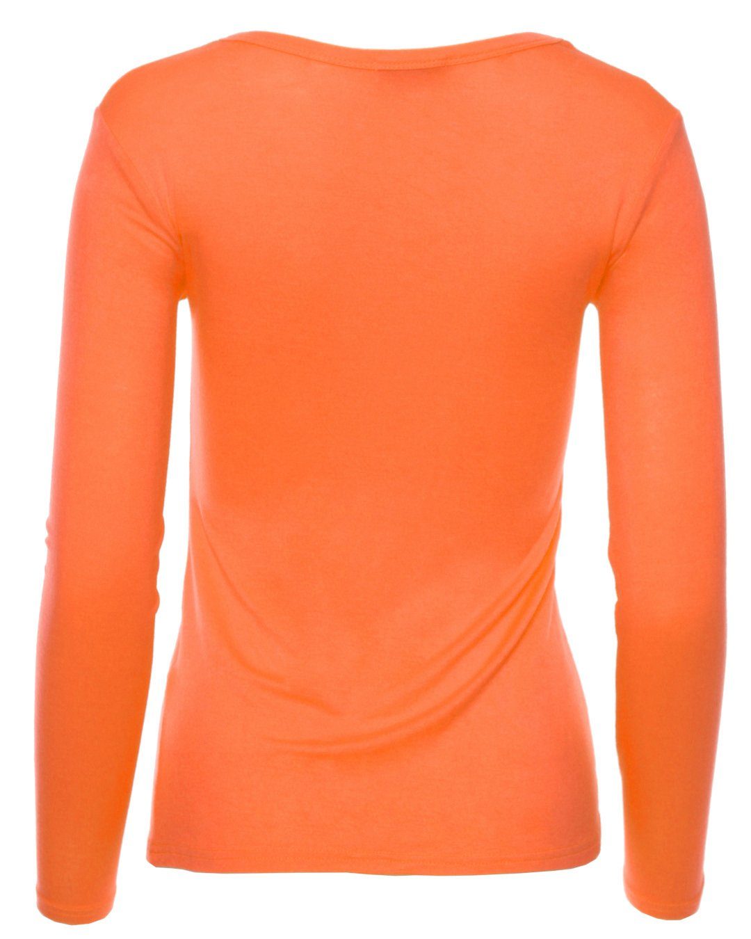 Muse Rundhalsshirt Basic Rundhals Langarmshirt Skinny Fit 1093 günstig online kaufen