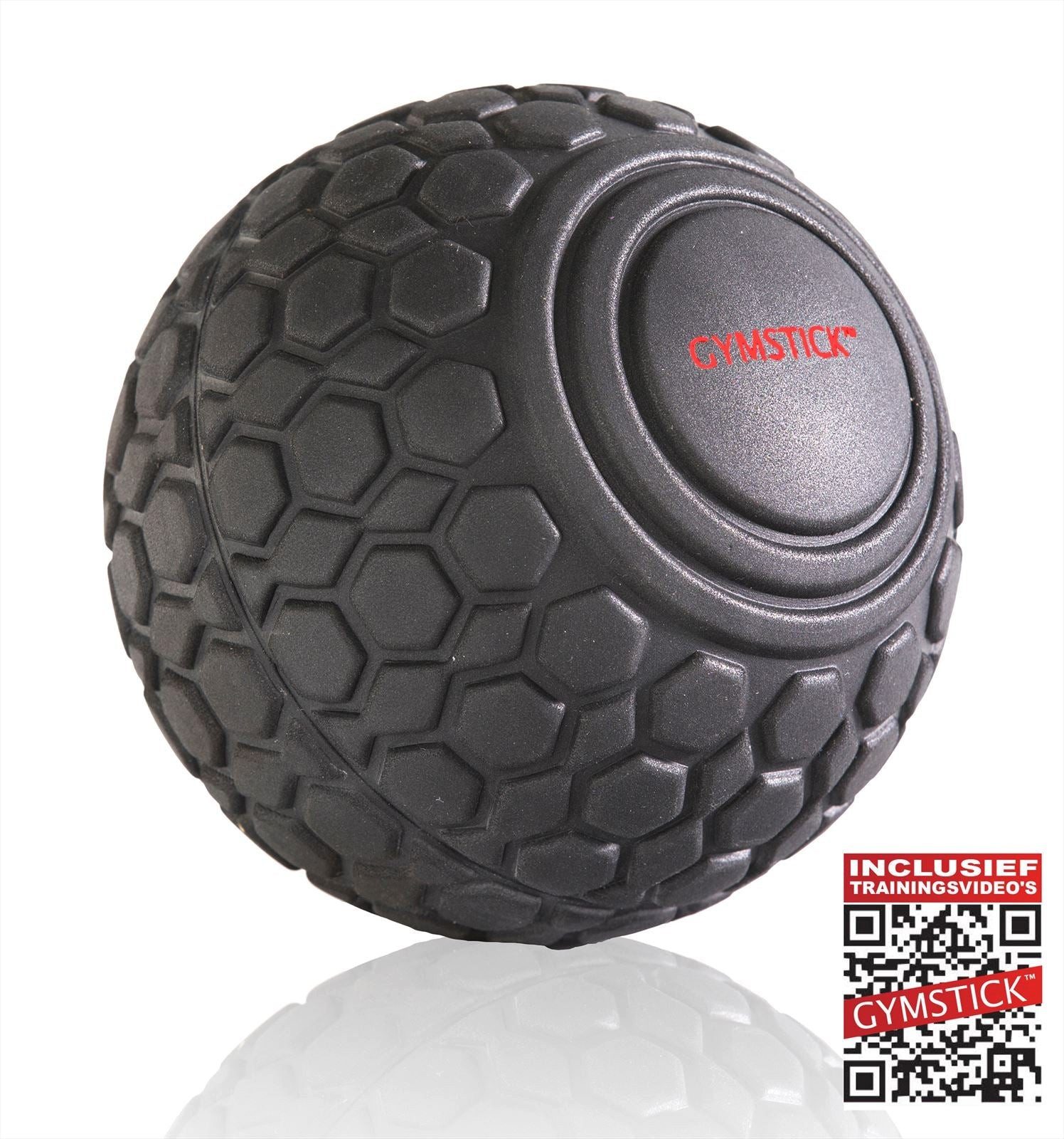 Gymstick Massageball Gymstick Myofascial Massage Bal 12 cm mit Trainingsvideos