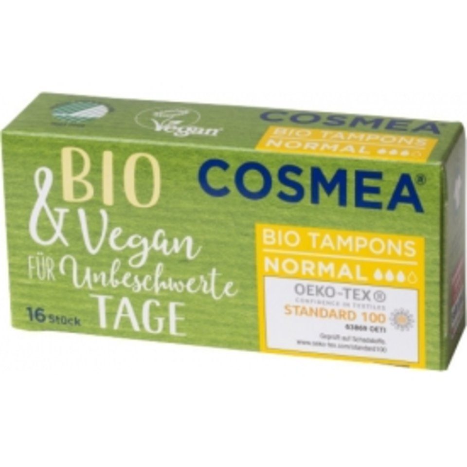 COSMEA Bio Tampons Normal 16 stuck Hygienemittel (1-St) | Hygiene-Reiniger