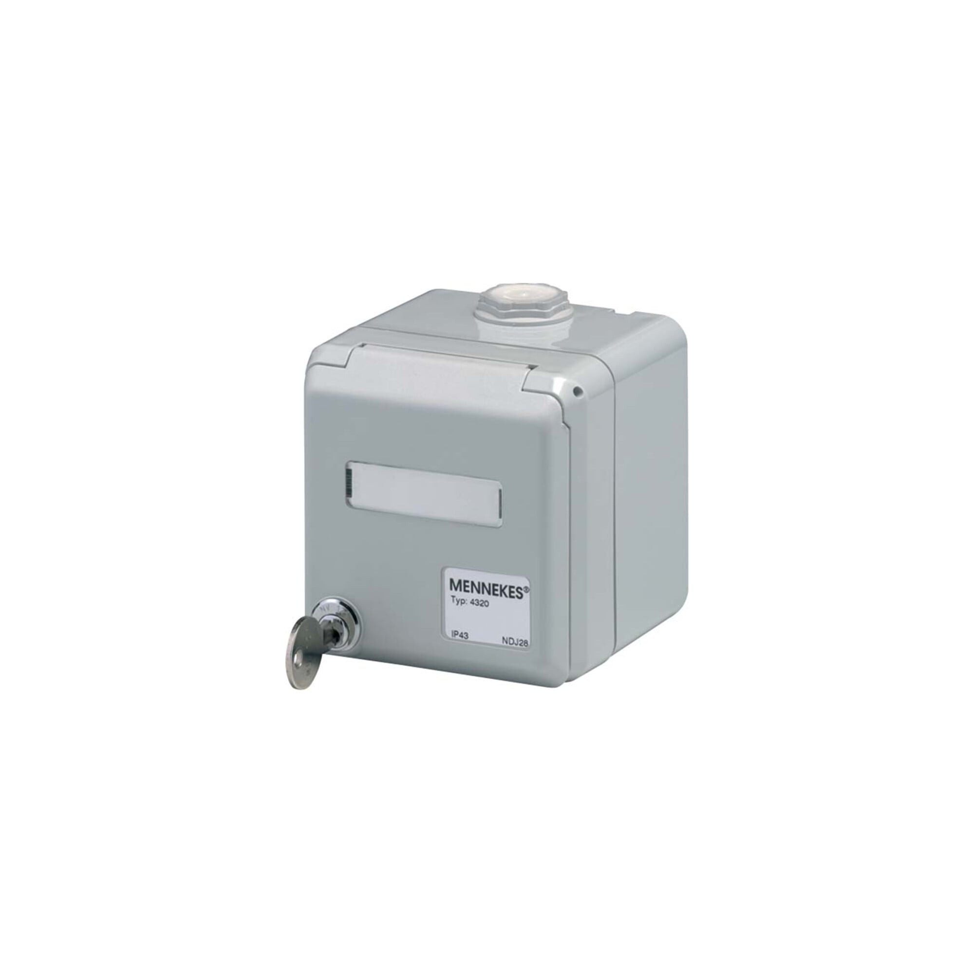 Mennekes Grundkörper Mennekes Datendose Cepex lgr f. 2 Module 4375G