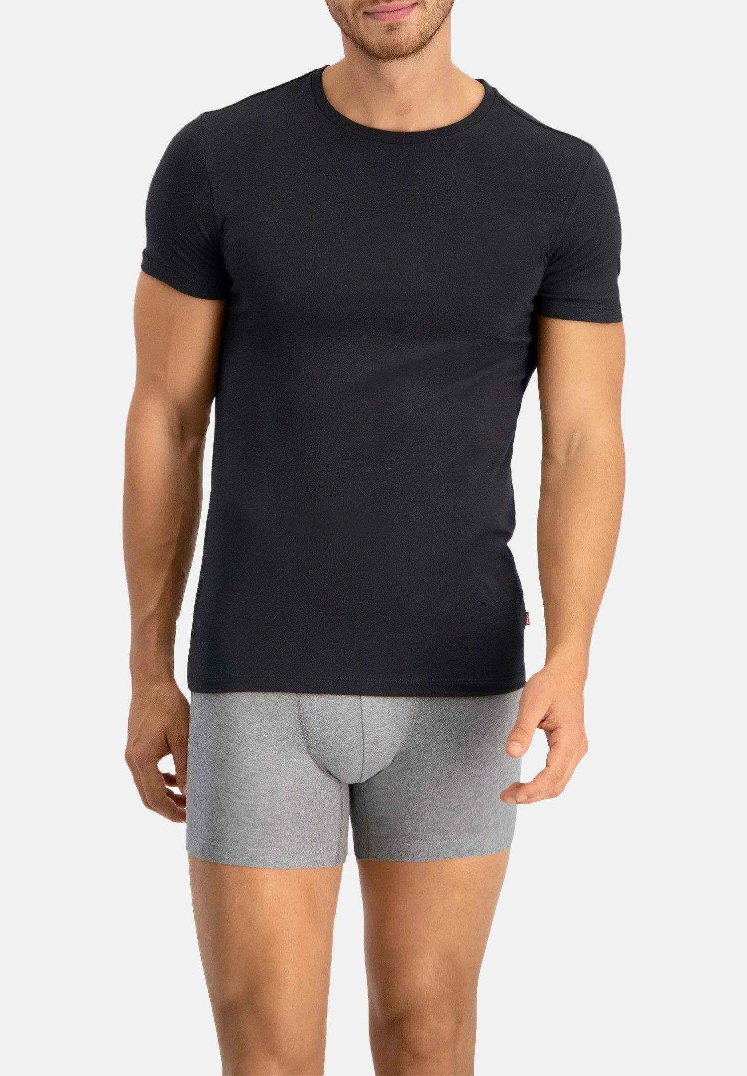 Levi's® Poloshirt LEVIS MEN SOLID CREW 9P ECOM (Packung, 9-tlg., 9er-Pack)