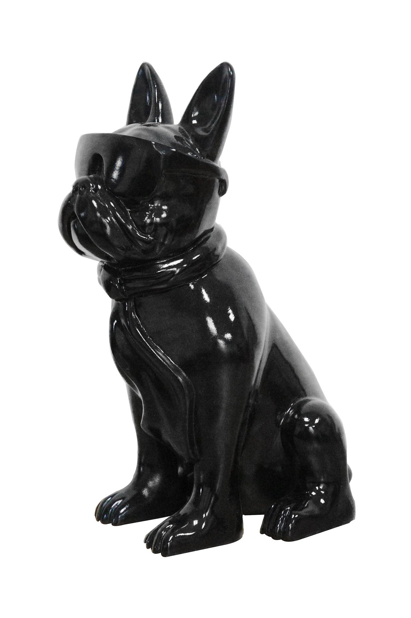 Kayoom Skulptur Skulptur Bulldog 125, Coole Bull-Dog Skulptur aus langlebigem Kunstharz und Steinpulver