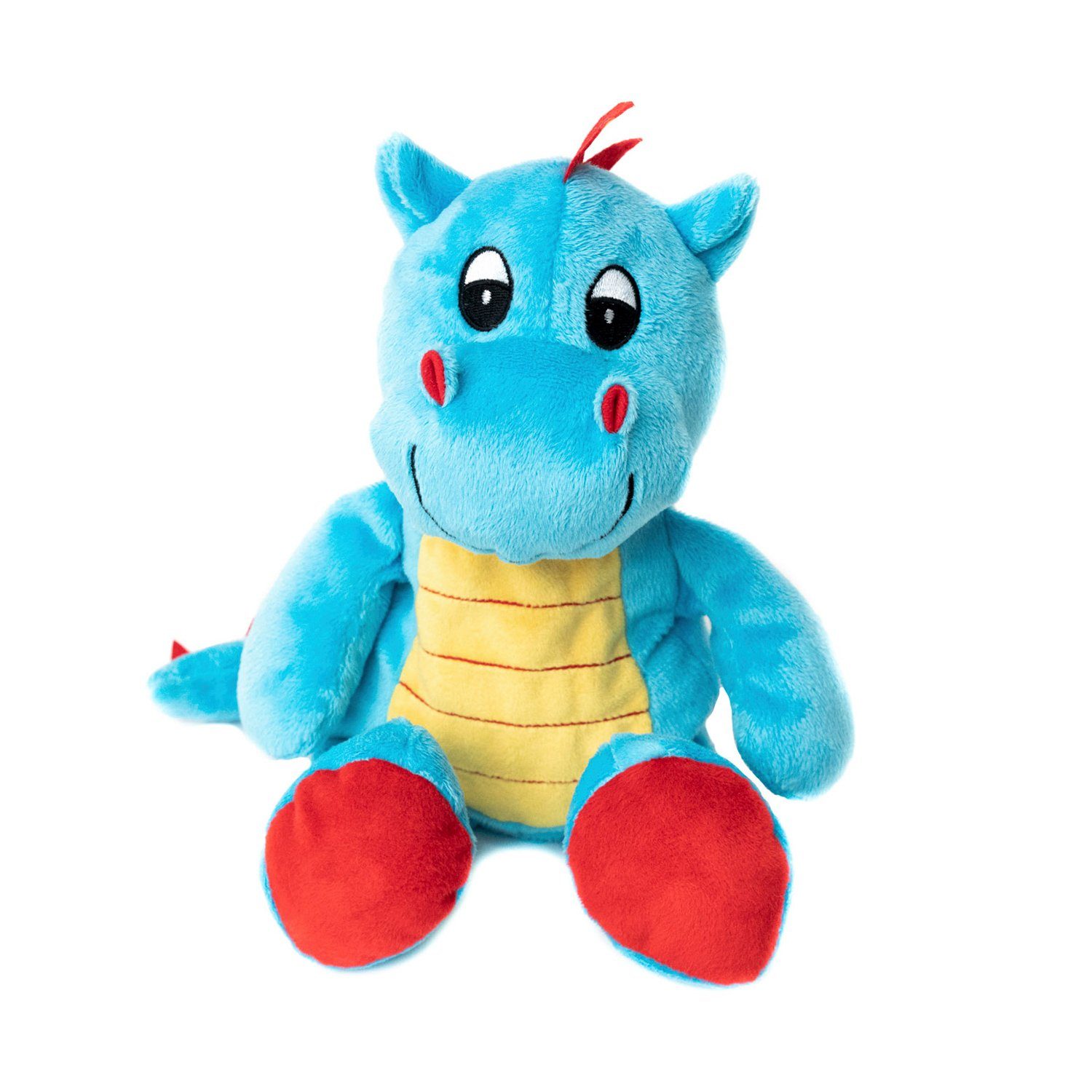 Habibi Plush Wärmekissen Habibi Wärmetier Drachenbaby hellblau Mikrowelle/Ofen, (Wärmekuscheltier)