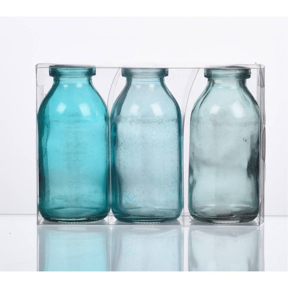 Sandra Rich Deko-Glas, Blau H:10cm D:5cm Glas