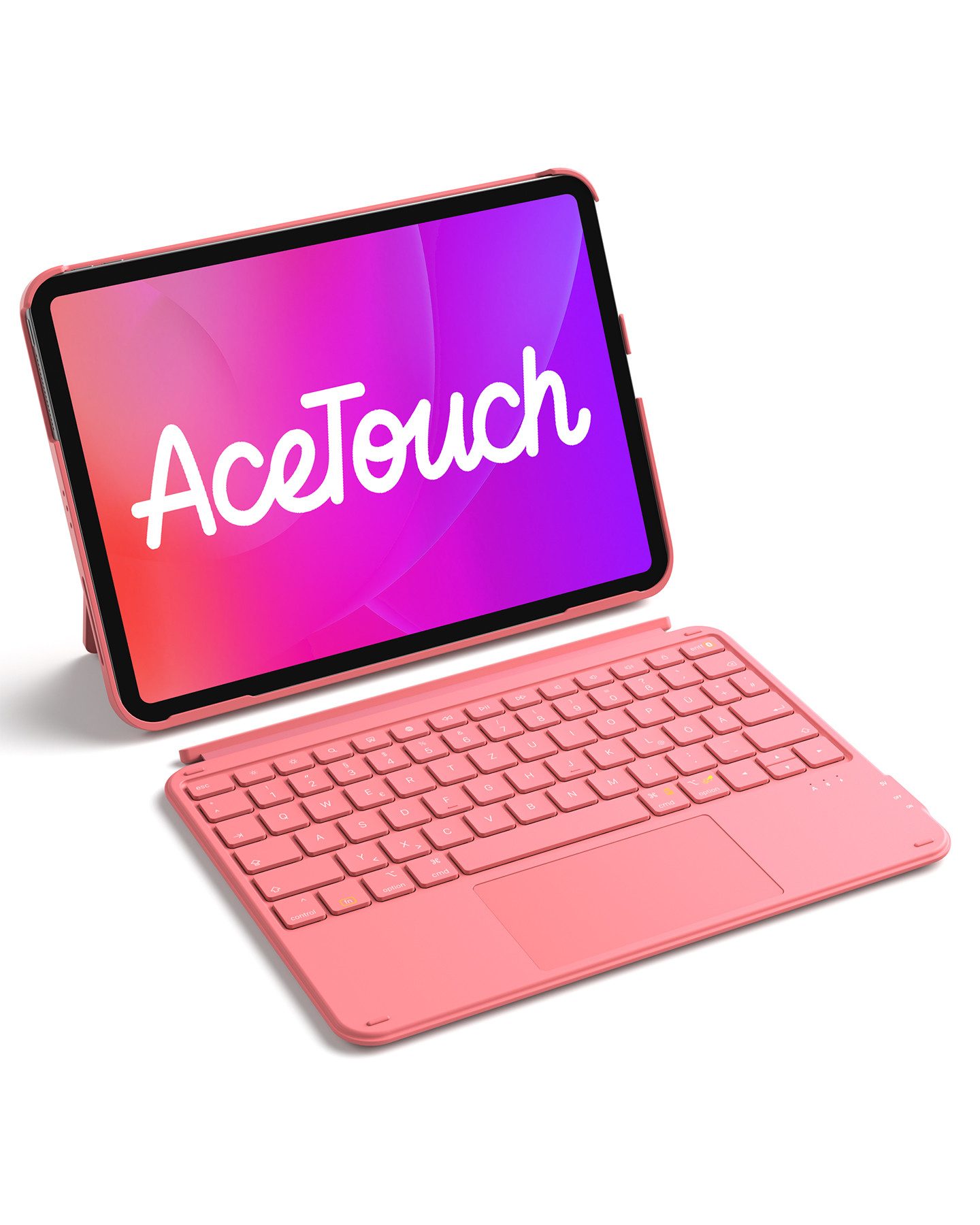 Inateck für iPad 11 Gen A16, 11 Zoll iPad Air M3 7/6/5/4, iPad 10, iPad Pro iPad-Tastatur (Ultraleichte, Abnehmbare Tastatur mit Touchpad, Tragbar)