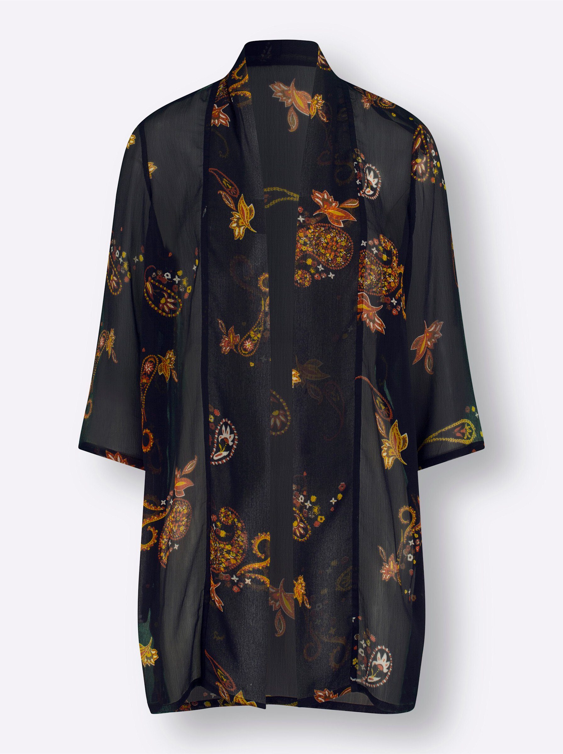 Sieh an! Klassische Bluse Longbluse 3/4-Arm günstig online kaufen