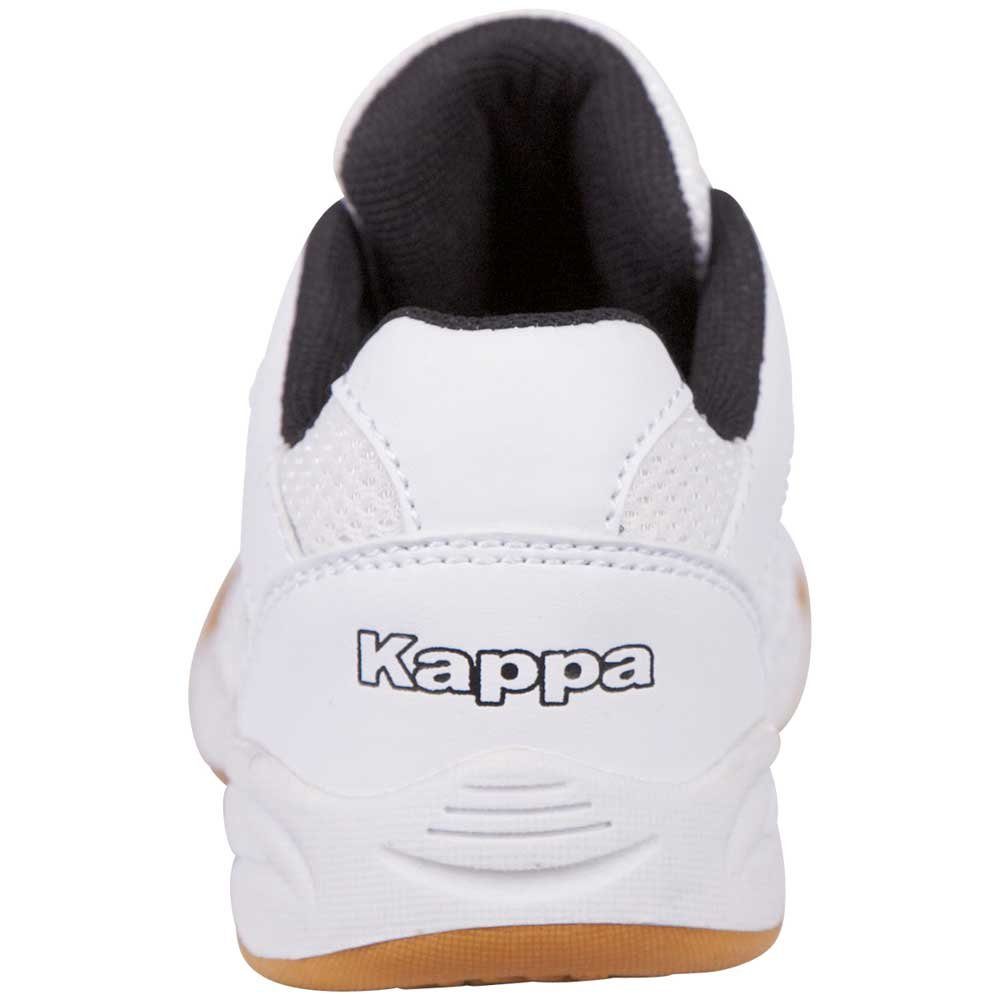 Kappa Hallenschuh mit nicht-färbender Sohle white-black