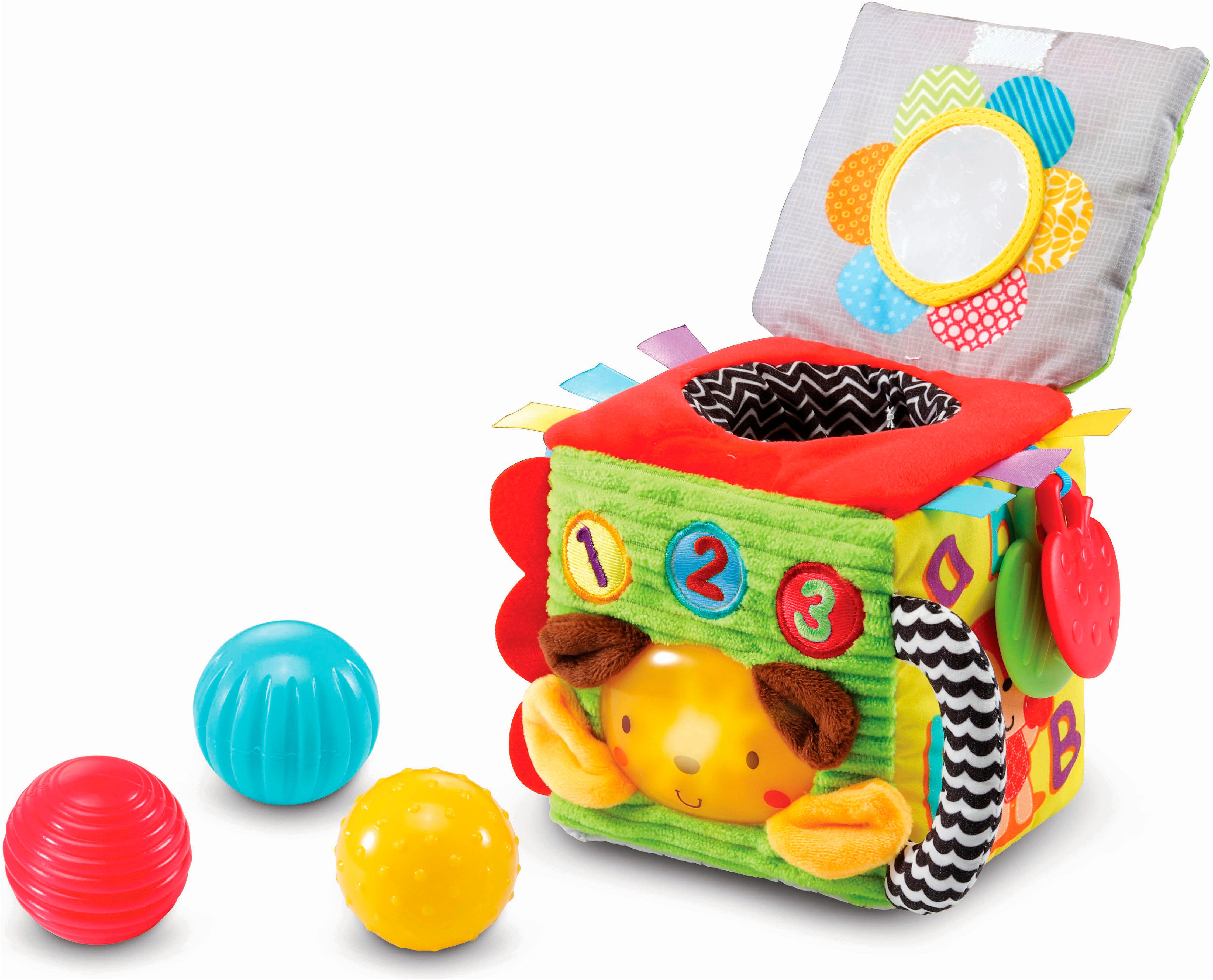 Vtech® Lernspielzeug 1-2-3 Kuschelwürfel