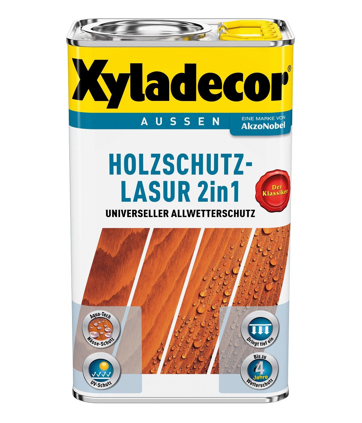 Xyladecor  Holzschutzlasur XYLADECOR Holzschutzlasur Mahagoni 2,5 Ltr
