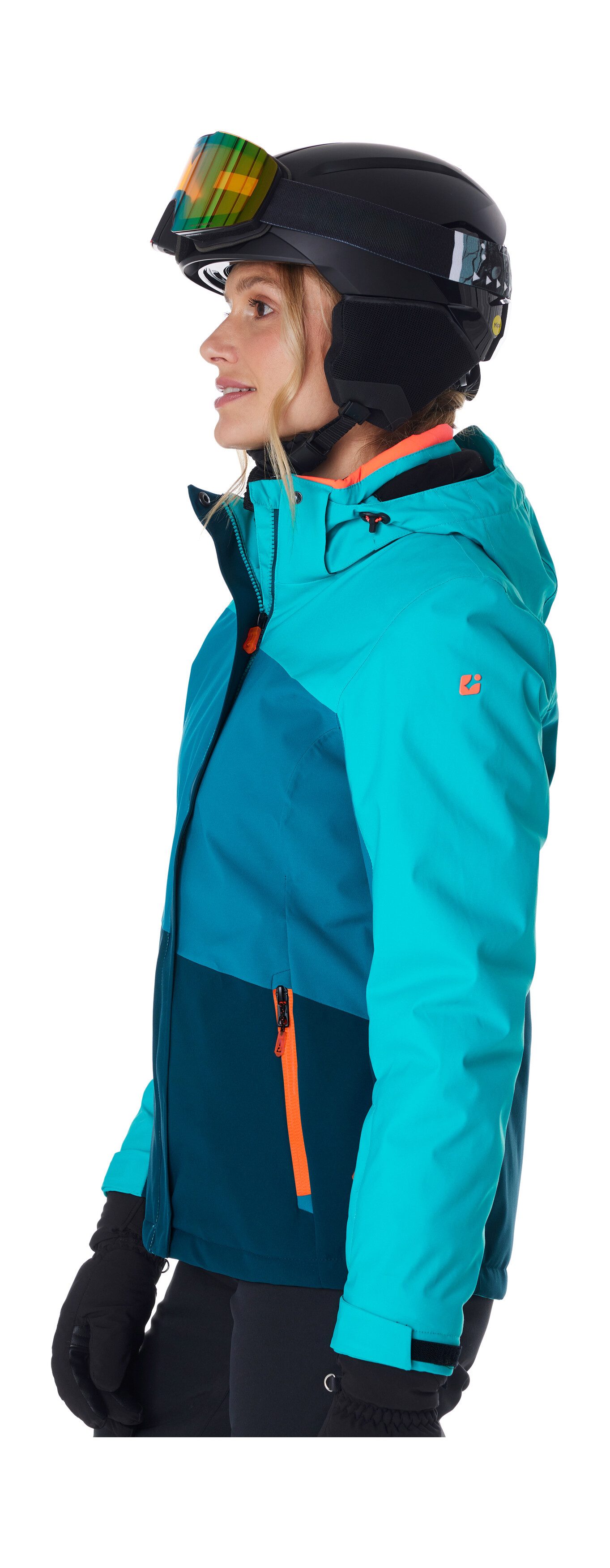 Killtec Skijacke KSW 67 WMN SKI JCKT Damen Skijacke: wasserdicht, atmungsaktiv, abnehmbare Kapuze