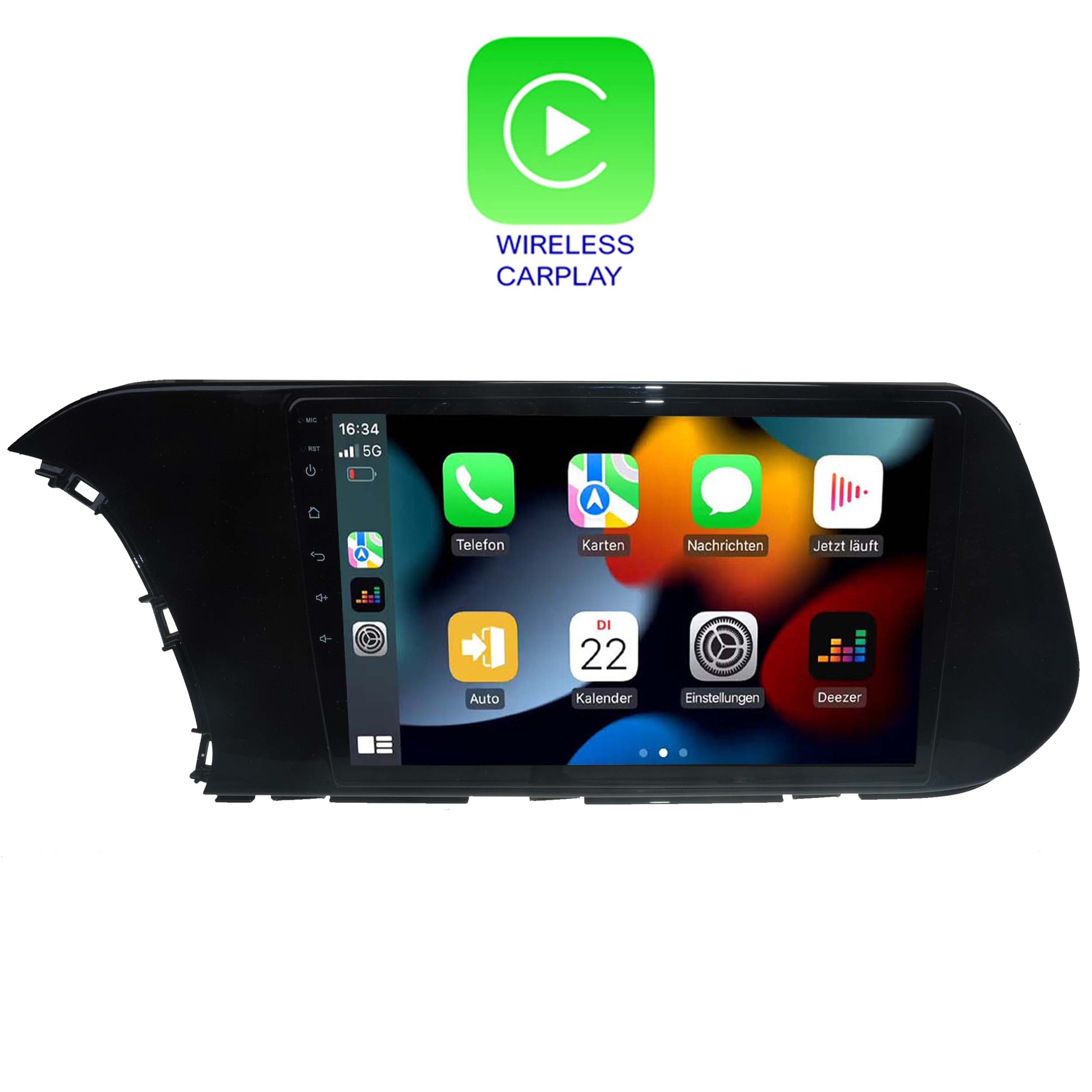 TAFFIO Für Hyundai i20 10" Touchscreen Android Autoradio GPS Navi CarPlay Einbau-Navigationsgerät