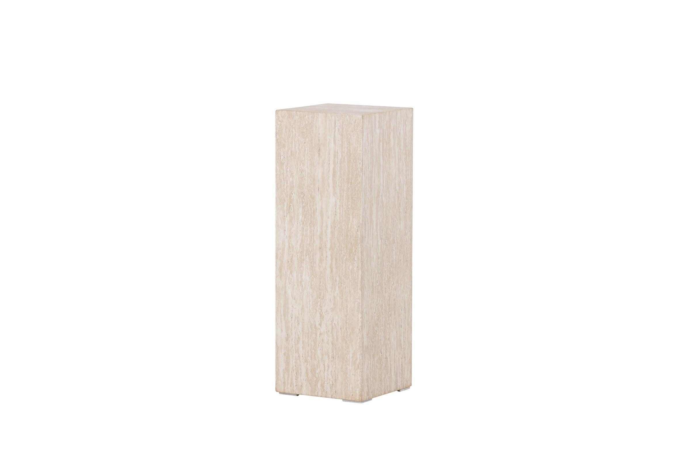 Venture Home Couchtisch Ramsvik Beistelltisch weiß Pflanzenständer beige. (1-St)
