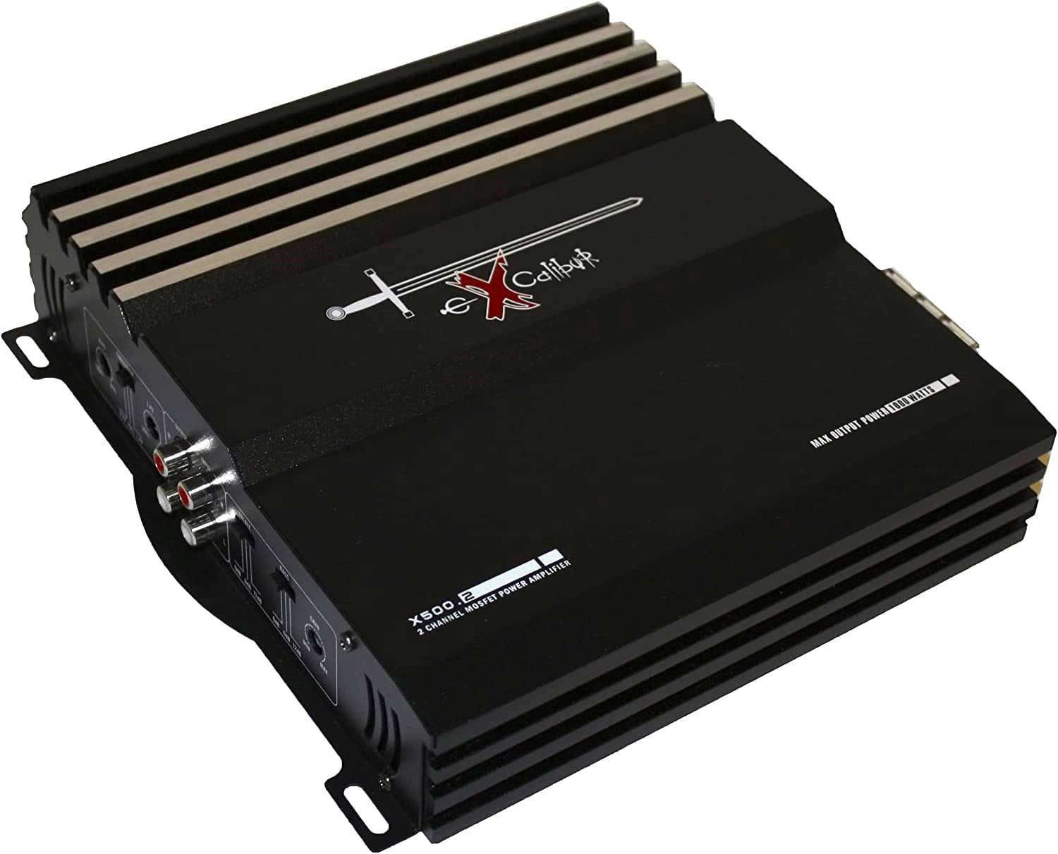 EXCALIBUR X500.2 MOSFET 2-Kanal Auto-Verstärker 1000 Watt Endstufe Endverstärker (Anzahl Kanäle: 2)