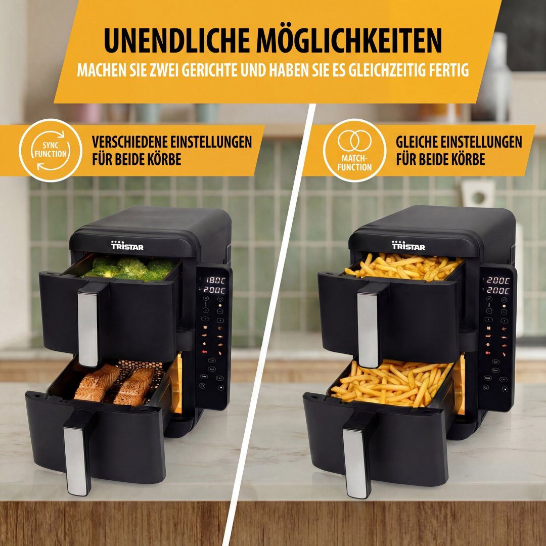 Tristar Heißluftfritteuse FR-9074, 2400 W