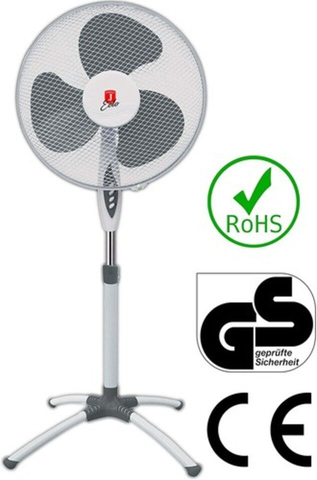 Ertex Standventilator Ventilator, 43 cm Durchmesser