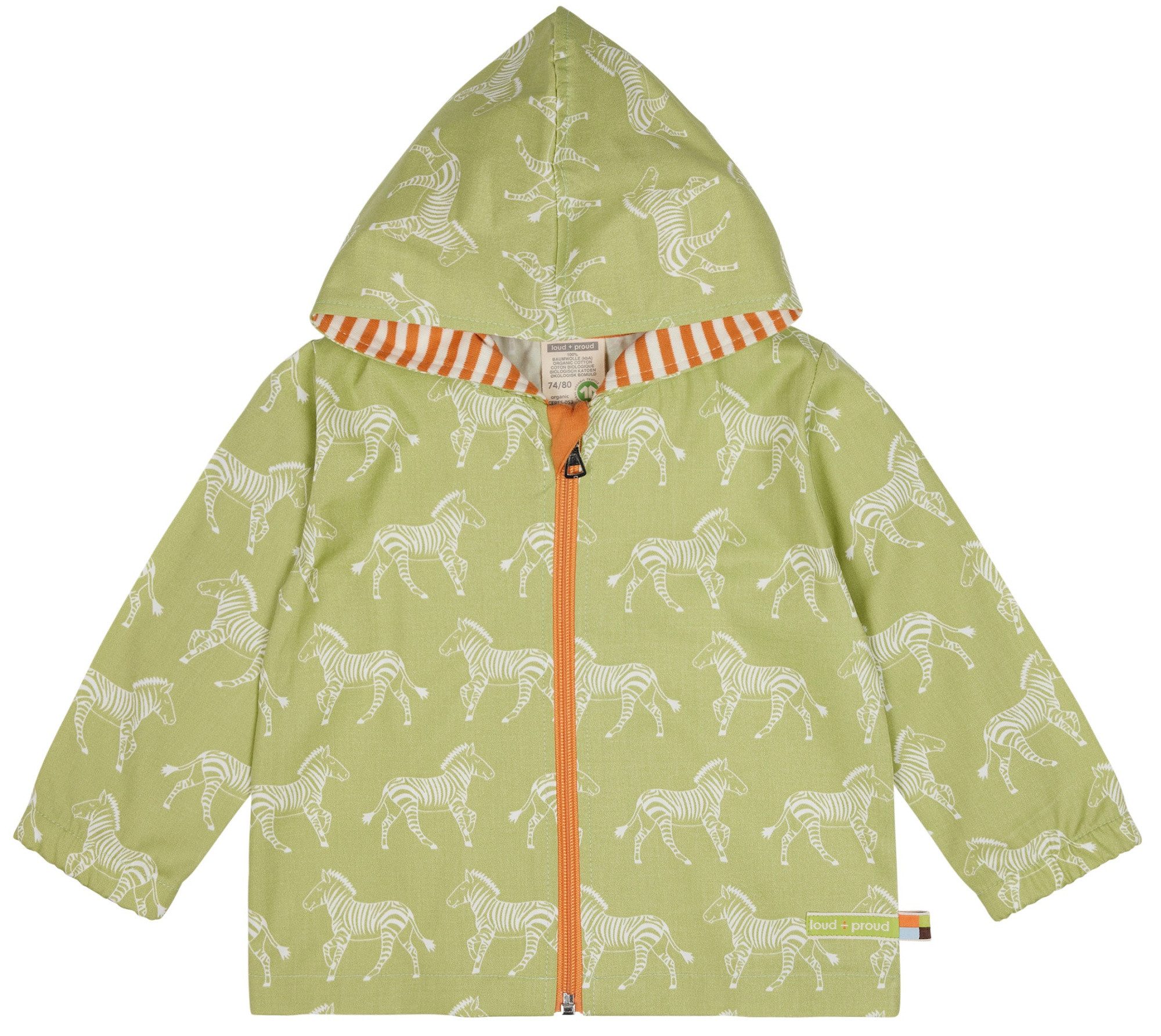 Outdoorjacke mit Druck, wasserabweisend