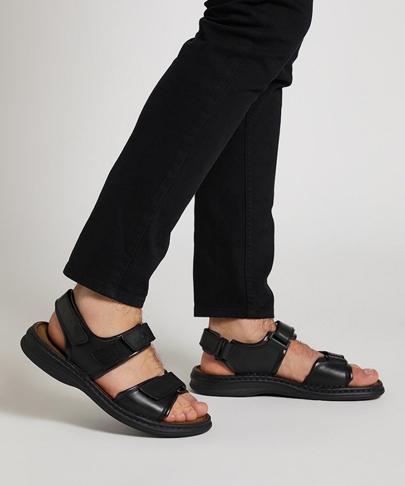 Josef Seibel Rafe Sandale, Sommerschuh, Klettschuh, Freizeitsandale, mit 3-fach Klettverschluss