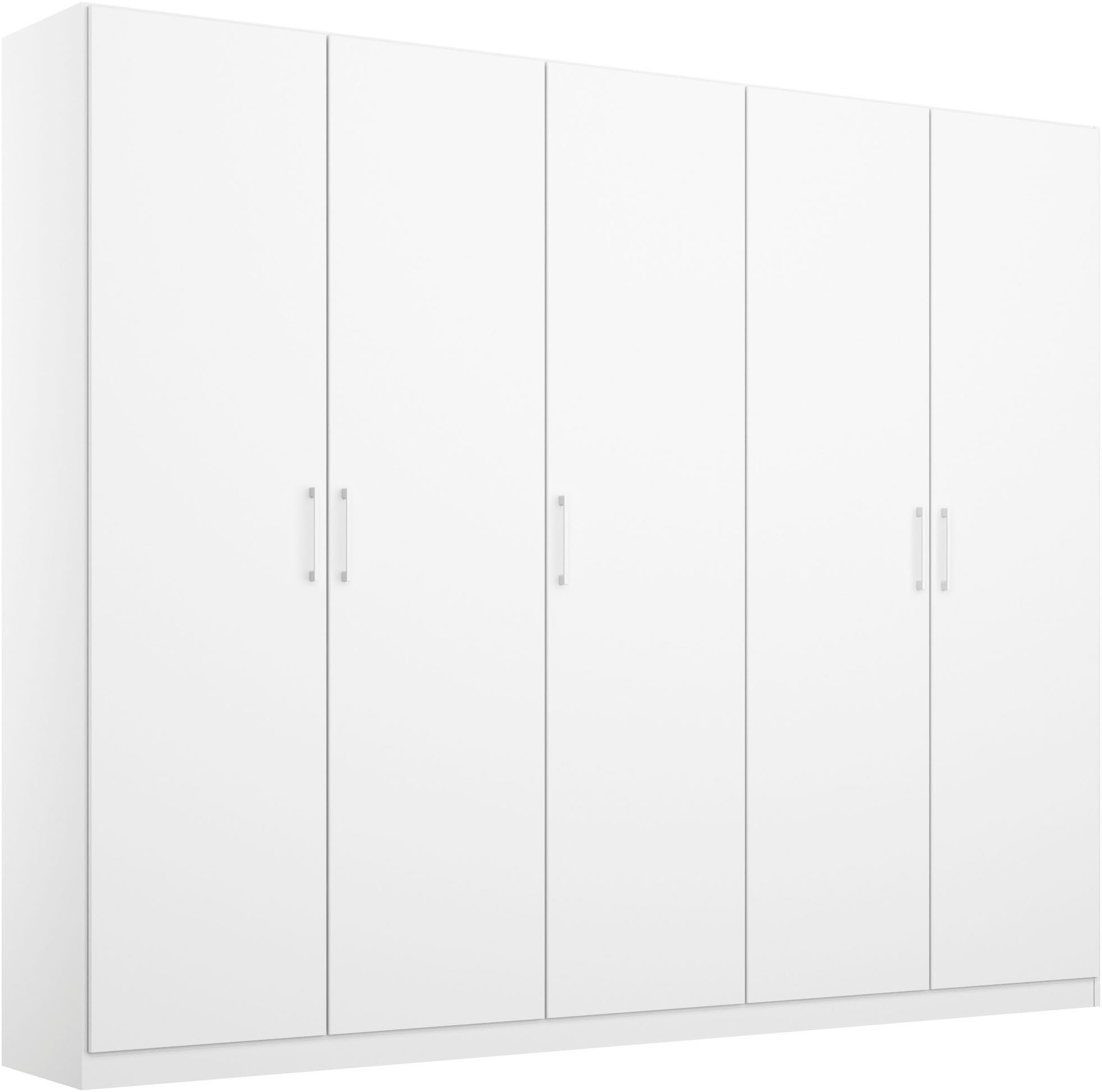 rauch Kleiderschrank Schrank Mehrzweckschrank Garderobenschrank Schlafzimmer Möbel THOR (3 verschiedene Ausstattungen BASIC/CLASSIC/PREMIUM (inkl. SOFT-CLOSE) mit farblich passenden, modernen Metallgriffen MADE IN GERMANY