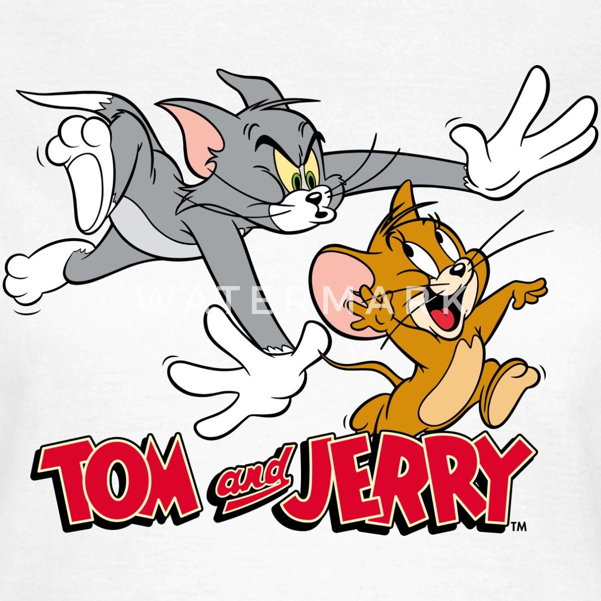 Spreadshirt T-Shirt Tom Und Jerry Verfolgung günstig online kaufen