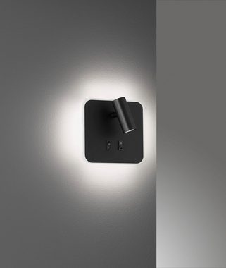FISCHER & HONSEL LED Wandleuchte Mila, Ein-/Ausschalter, LED fest integriert, Warmweiß