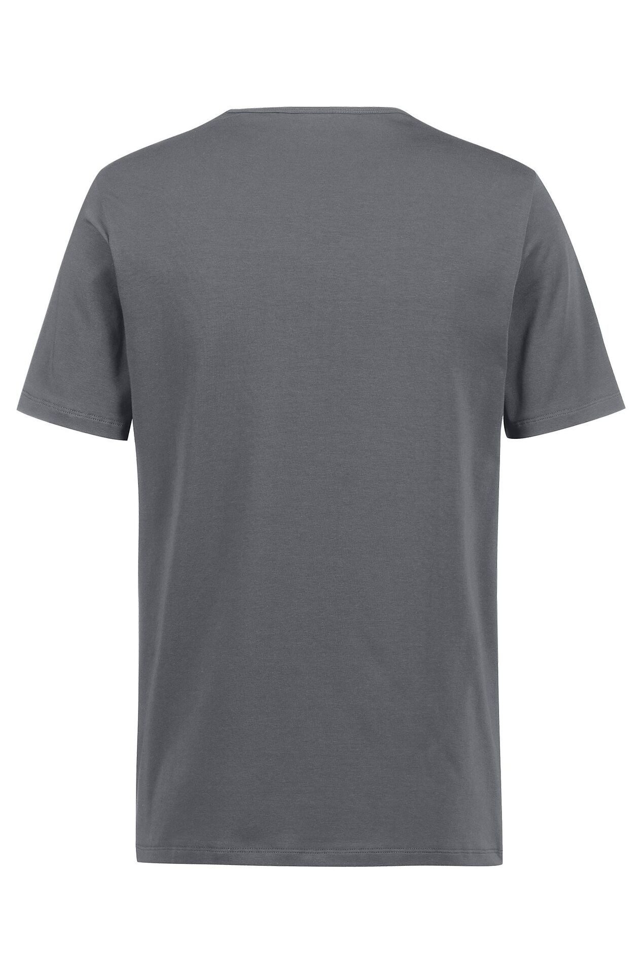 GREIFF T-Shirt Greiff SHIRTS Herren T-Shirt Kurzarm Rundhals Regular Anthrazit