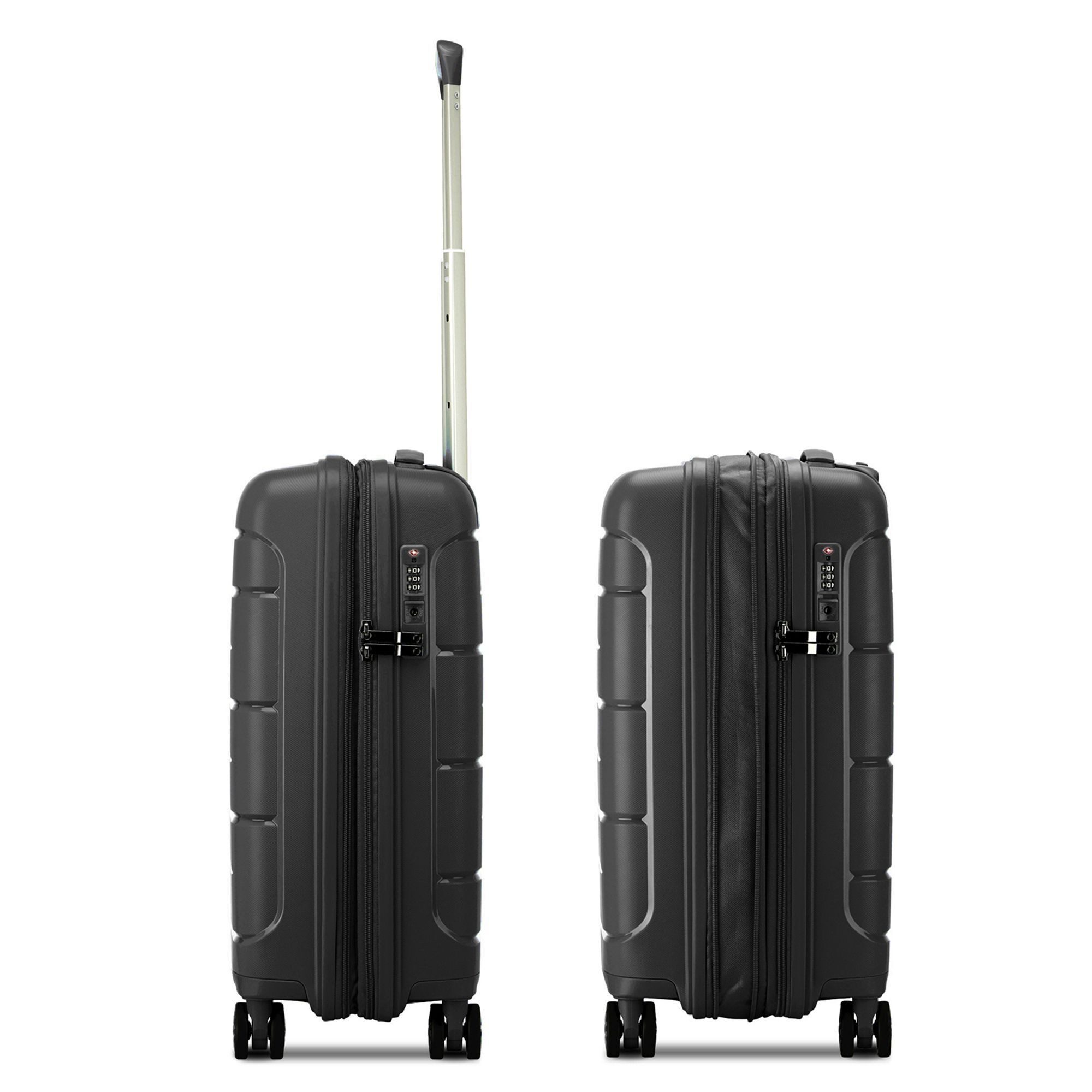 MODO by Roncato Trolleyset Starlight 3.0, 4 Rollen, (3-teilig, 3 tlg), Polypropylen