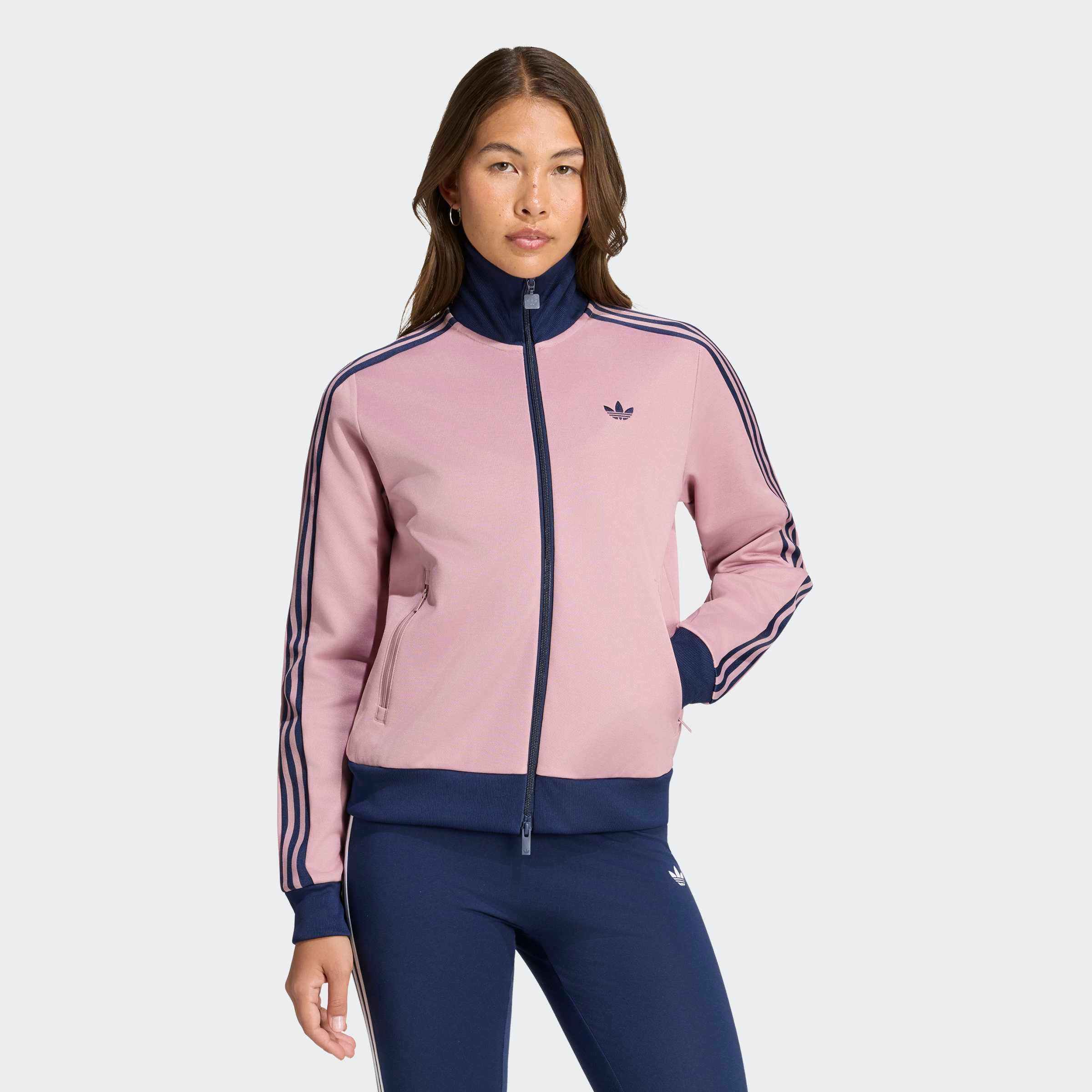 adidas Originals Trainingsjacke CLASSIC TT für Erwachsene, mit Reißverschluss, aus Baumwolle
