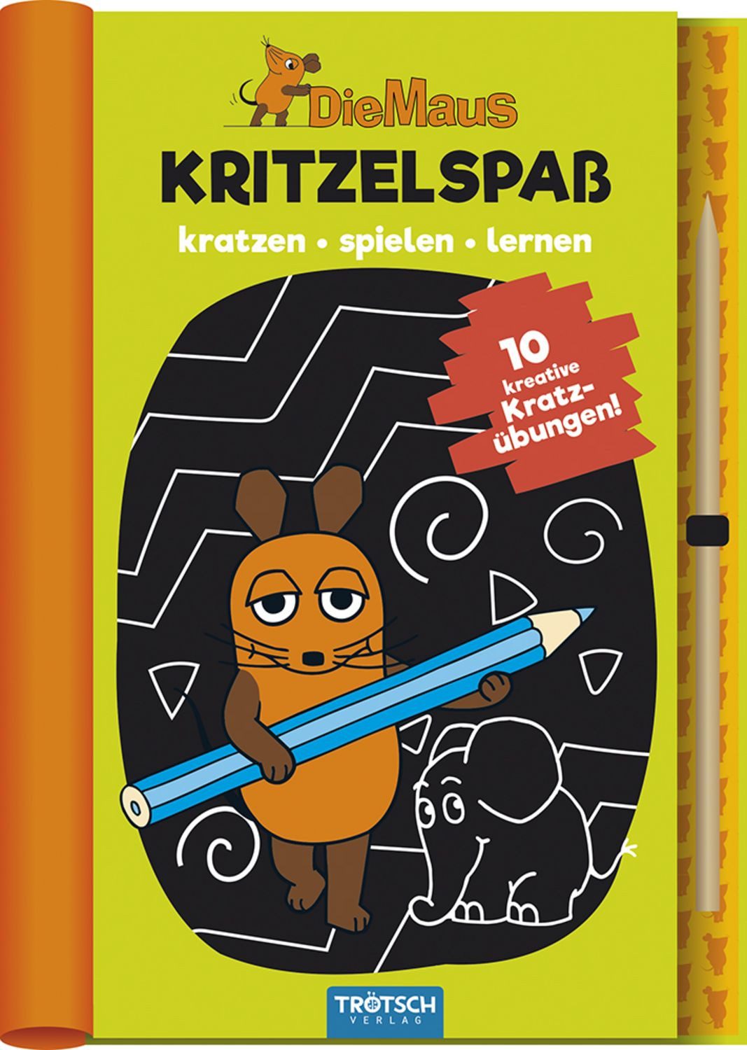 Trötsch Die Maus Kritzelspaß Kratzbuch / diverse