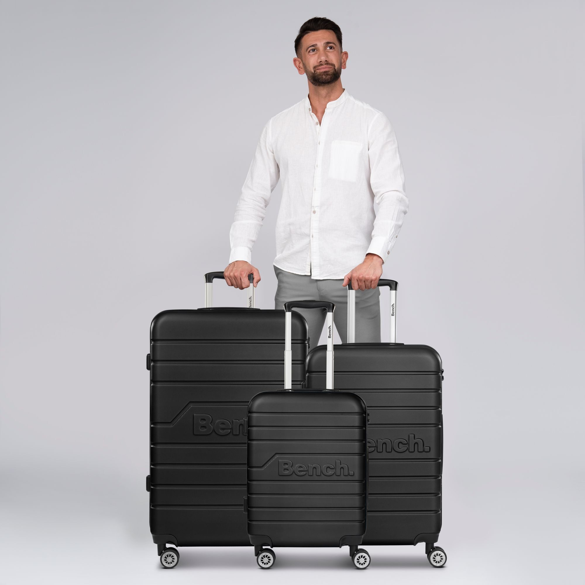 Bench. Trolleyset Seattle, 4 Rollen, (3-teilig, günstig online kaufen