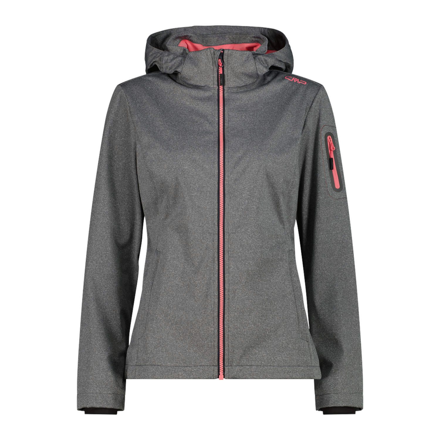 CMP Softshelljacke CMP Damen Softshelljacke Woman Jacket Zip Hood 39A5016M
