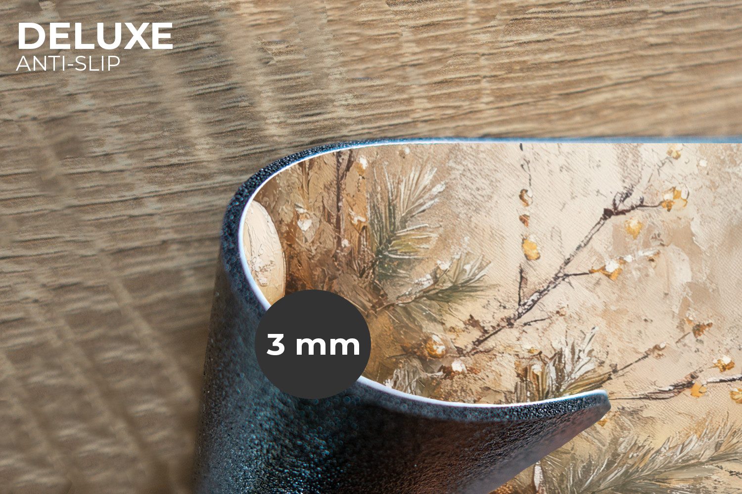 MuchoWow Platzset Weihnachten - Kugeln - Beige - Gold, (6-St), Platzsets, T günstig online kaufen