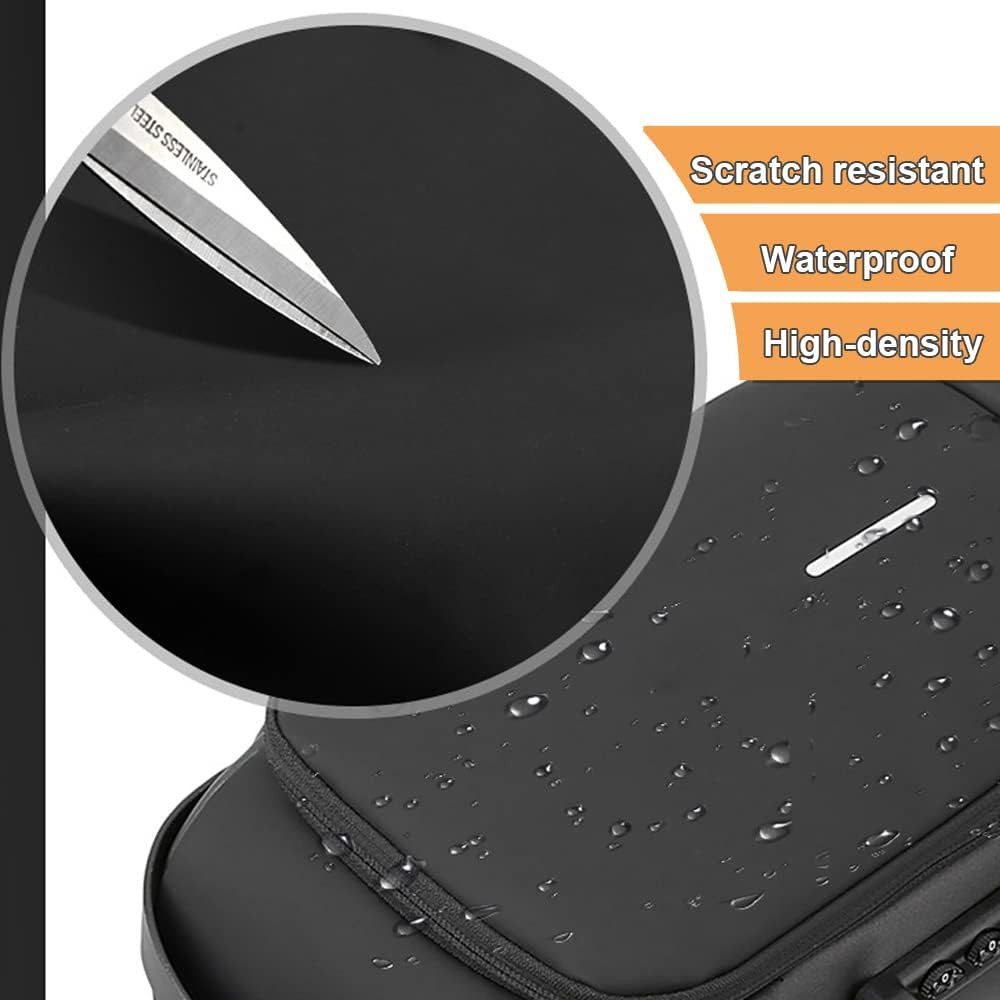 Blusmart Umhängetasche Wasserdichte Unisex-Brusttasche/Umhängetasche (Mit USB-Ladeanschluss und Diebstahlsicherung, Multifunktionstaschen + Seitentaschen), Vielseitige Tragemöglichkeiten
