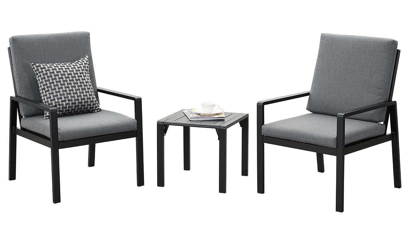 MeXo Gartenlounge-Set SGS zertifiziert, Aluminium Gartenmöbel-Set, günstig online kaufen