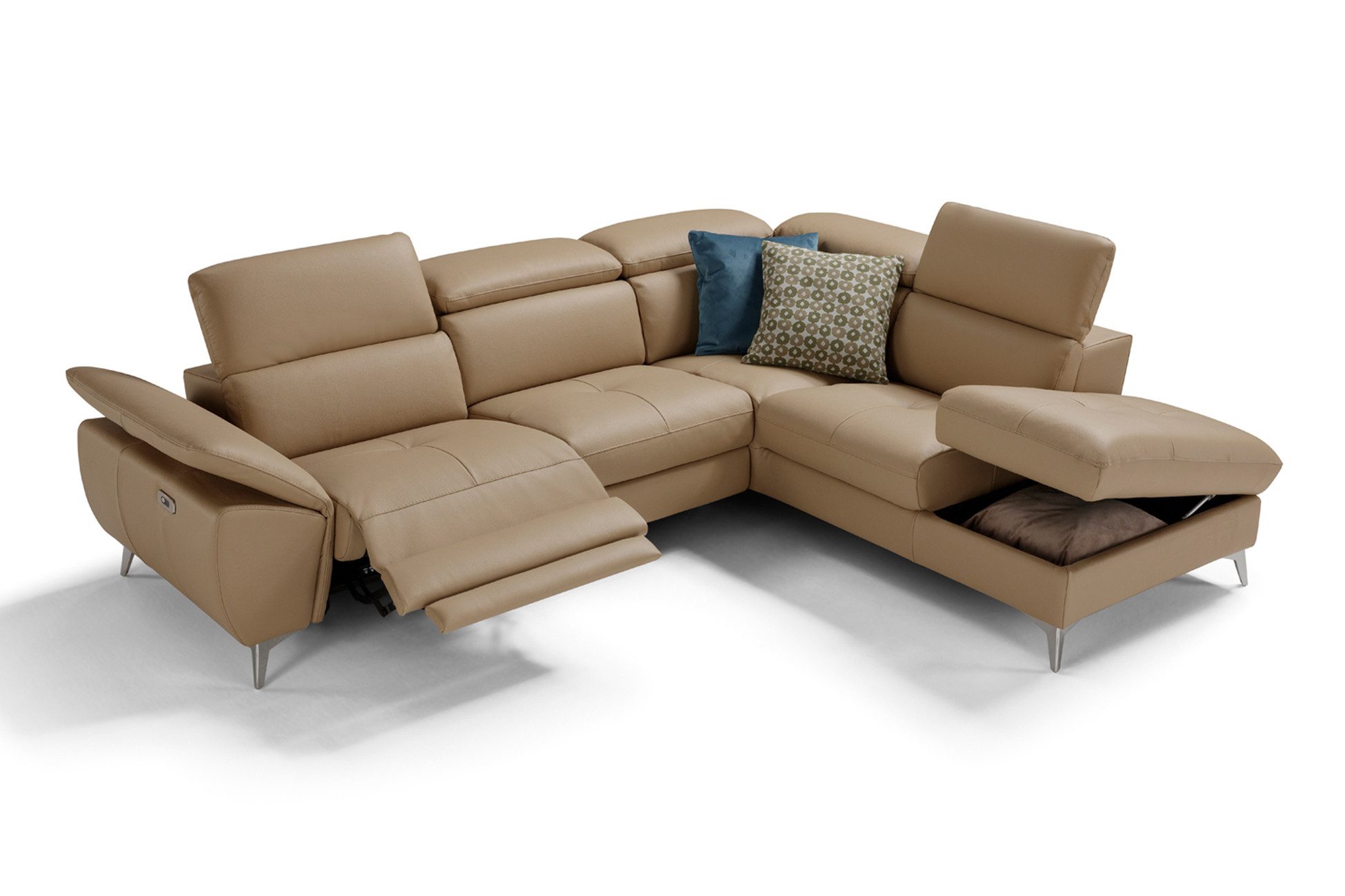 moebeloutlet.de Ecksofa Zürich Ledersofa, mit Relaxfunktion günstig online kaufen