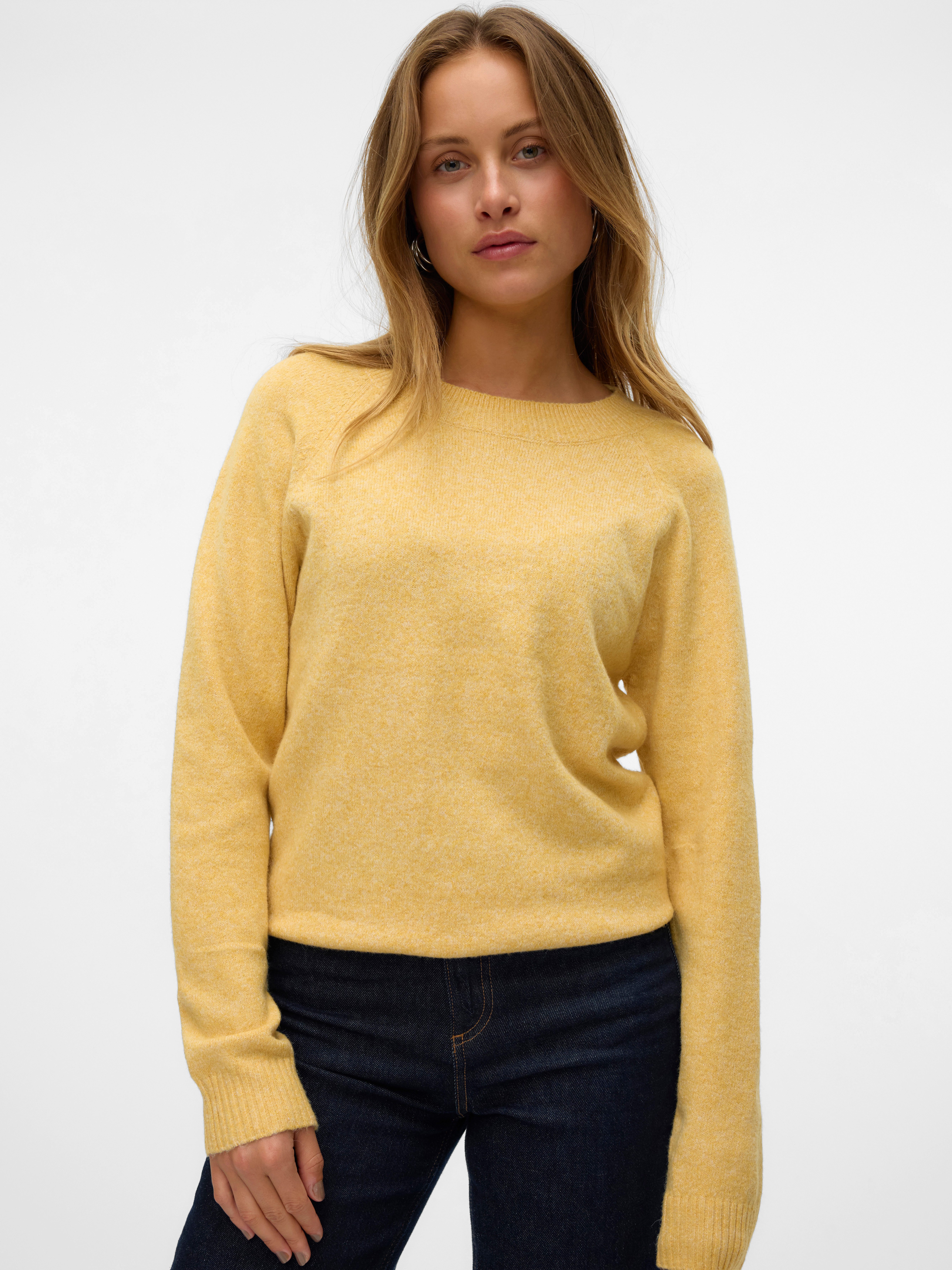 Vero Moda Rundhalspullover VMDOFFY LS O-NECK günstig online kaufen