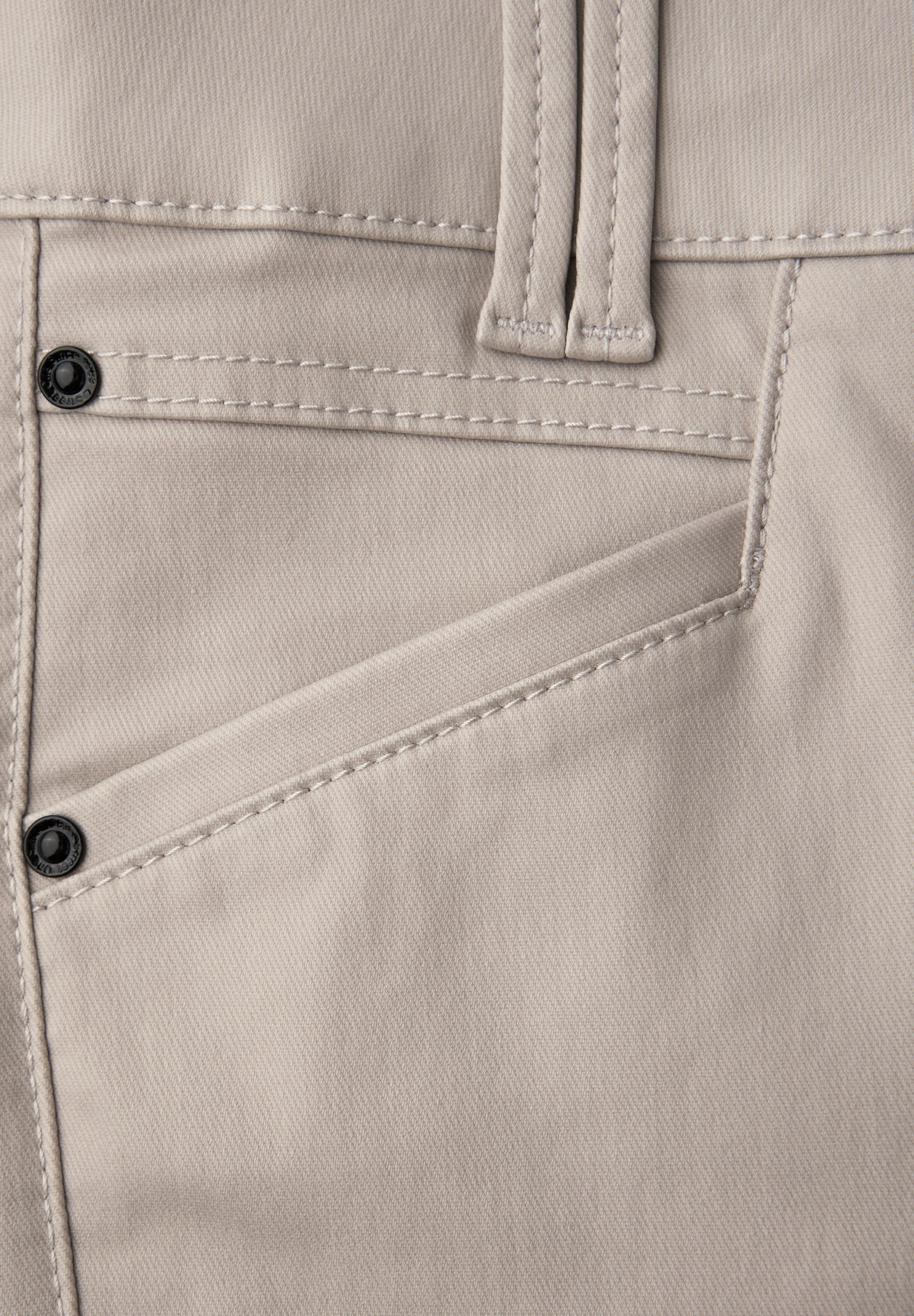STREET ONE Lederimitathose mit Coating