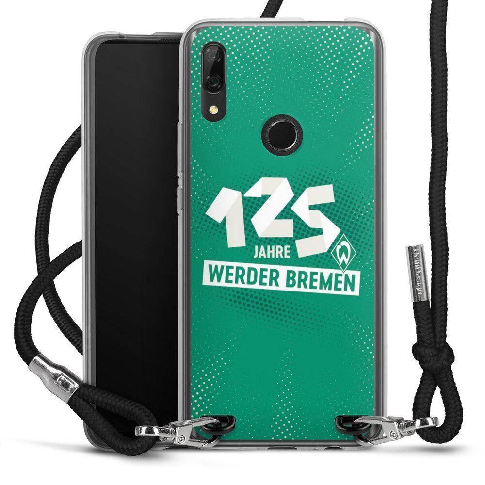 DeinDesign Handyhülle 125 Jahre Werder Bremen Offizielles Lizenzprodukt, Huawei P Smart Z Handykette Hülle mit Band Case zum Umhängen