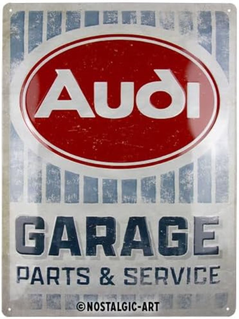 Nostalgic-Art Metallschild Nostalgic-Art - Blechschild 30 x 40 cm - Audi - Garage