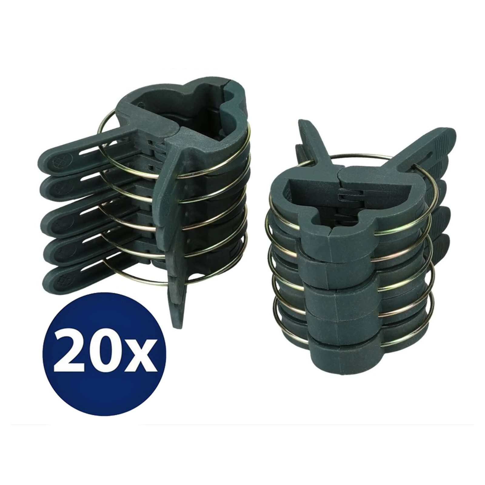 mumbi Gartenpflege-Set Gartenpflege-Set 20x Pflanzenclips Groß Pflanzenklammern Rankhilfe