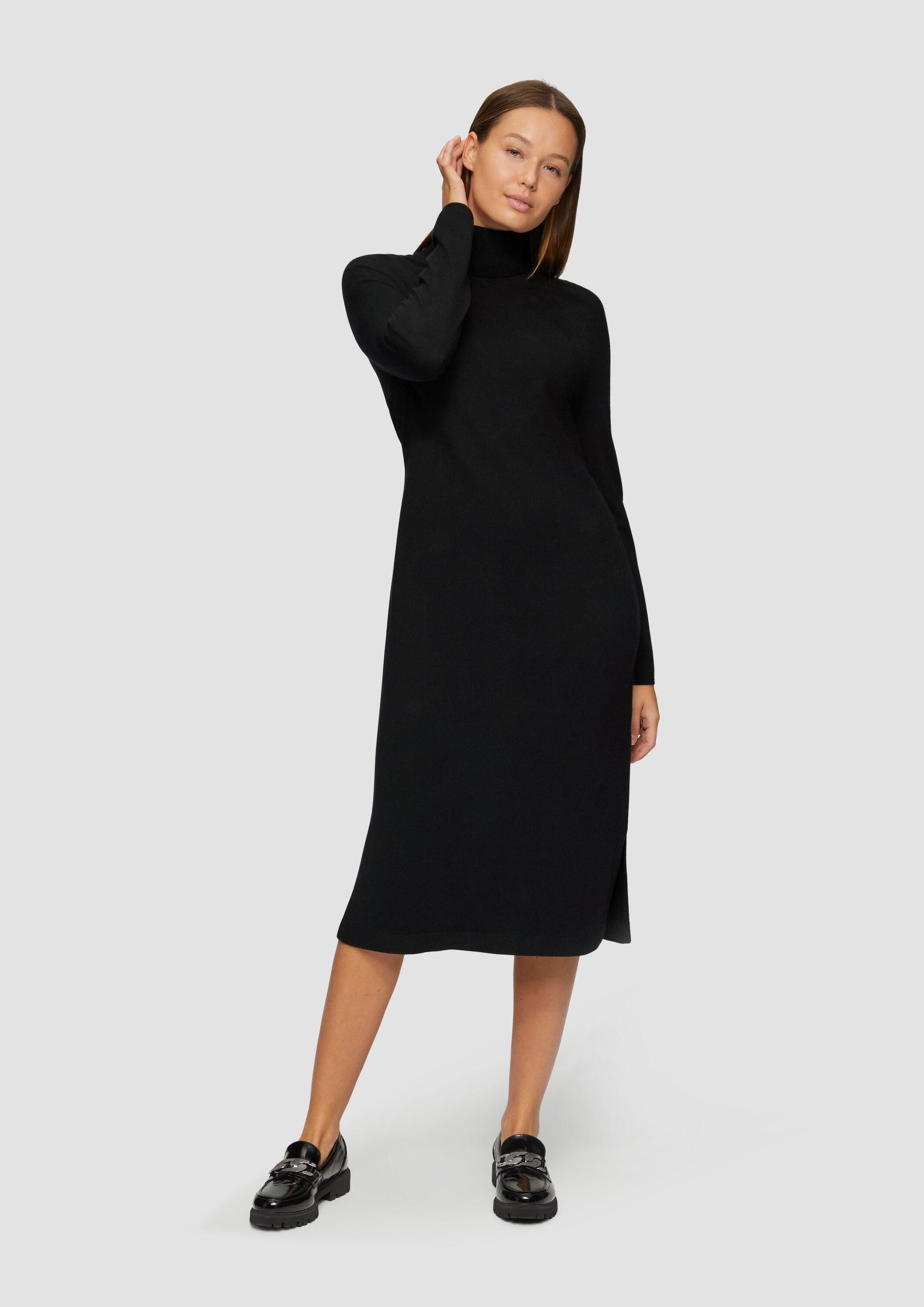 s.Oliver Midikleid Kleid Strickkleid im Viskosemix günstig online kaufen